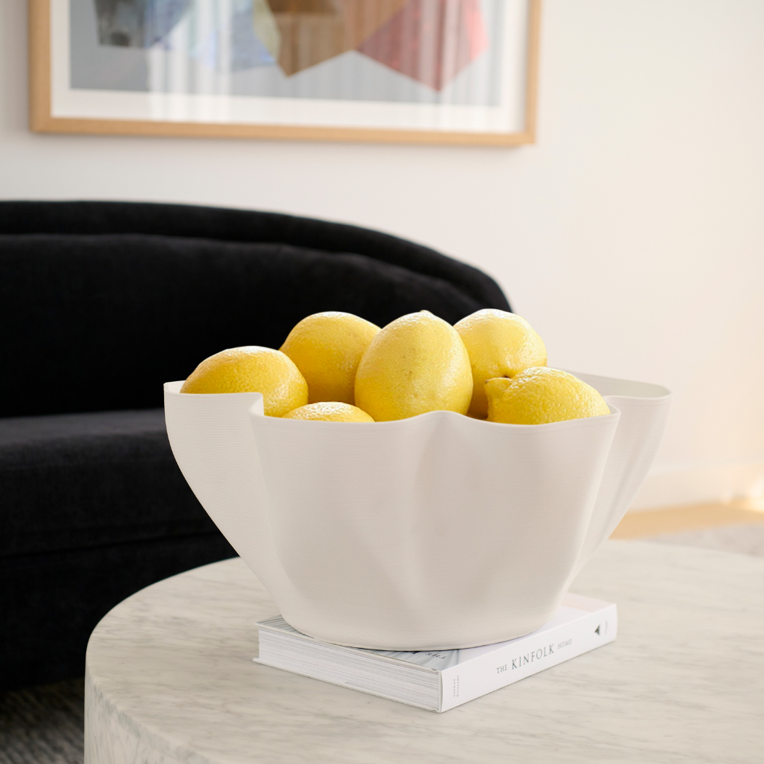 Amelia Ceramic Vases White Bowl
