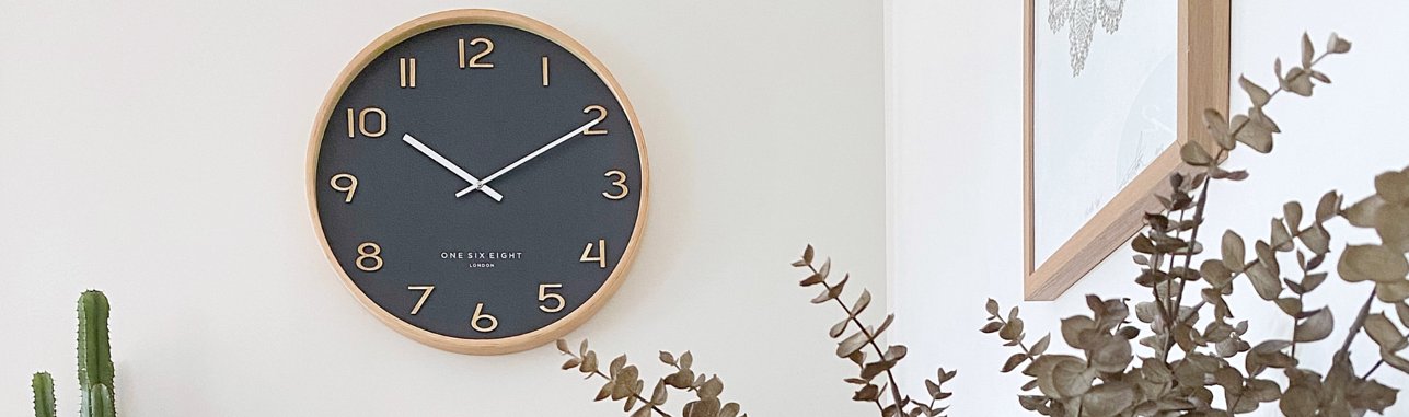 Silent wall clocks Australia — designer collection | One Six Eight London