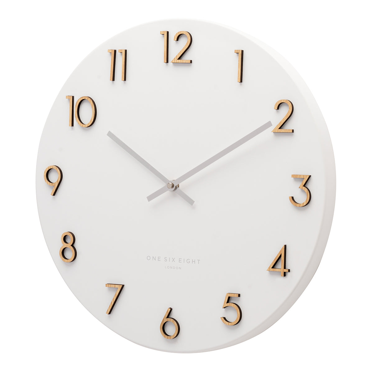 KATELYN White 40cm Metal Wall Clock