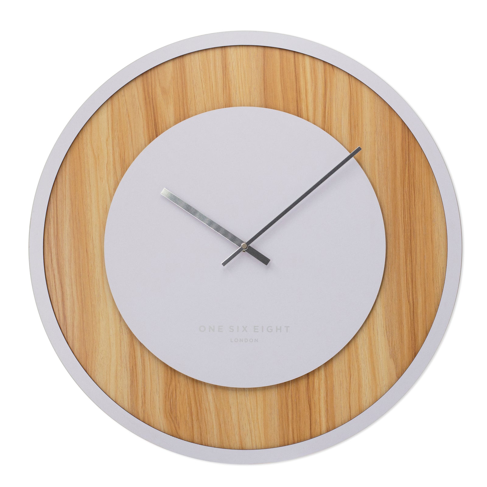 EMILIA White 60cm Silent Wall Clock