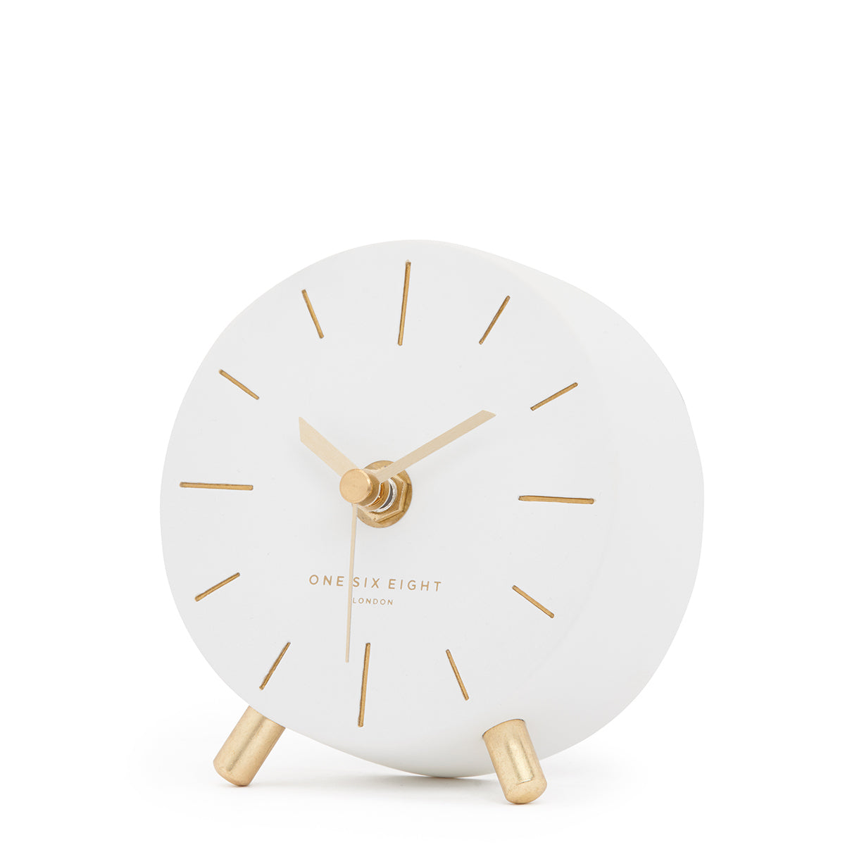 ANGELO White Silent Mantel Clock