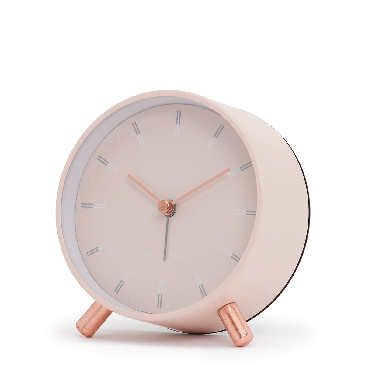 ELLIE Blush Silent Alarm Clock