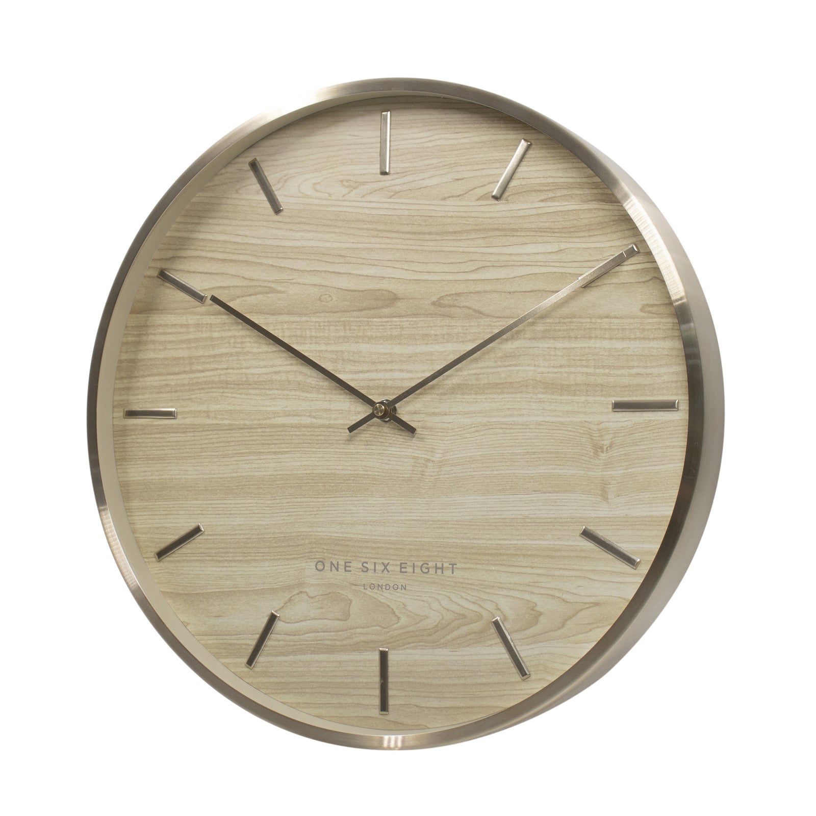 AVALON 40cm Wooden Silent Wall Clock
