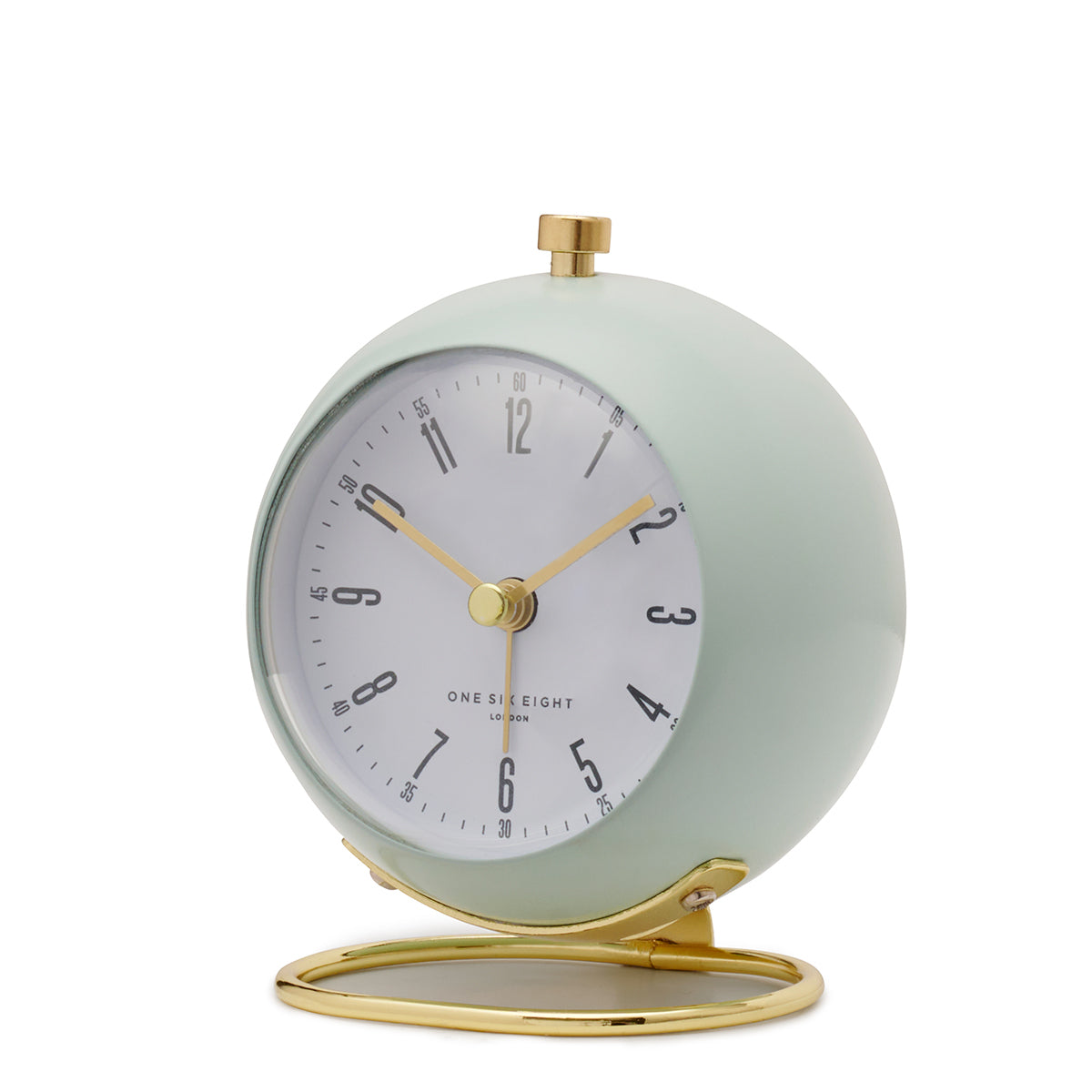 Grace Sage Green Silent Alarm Clock