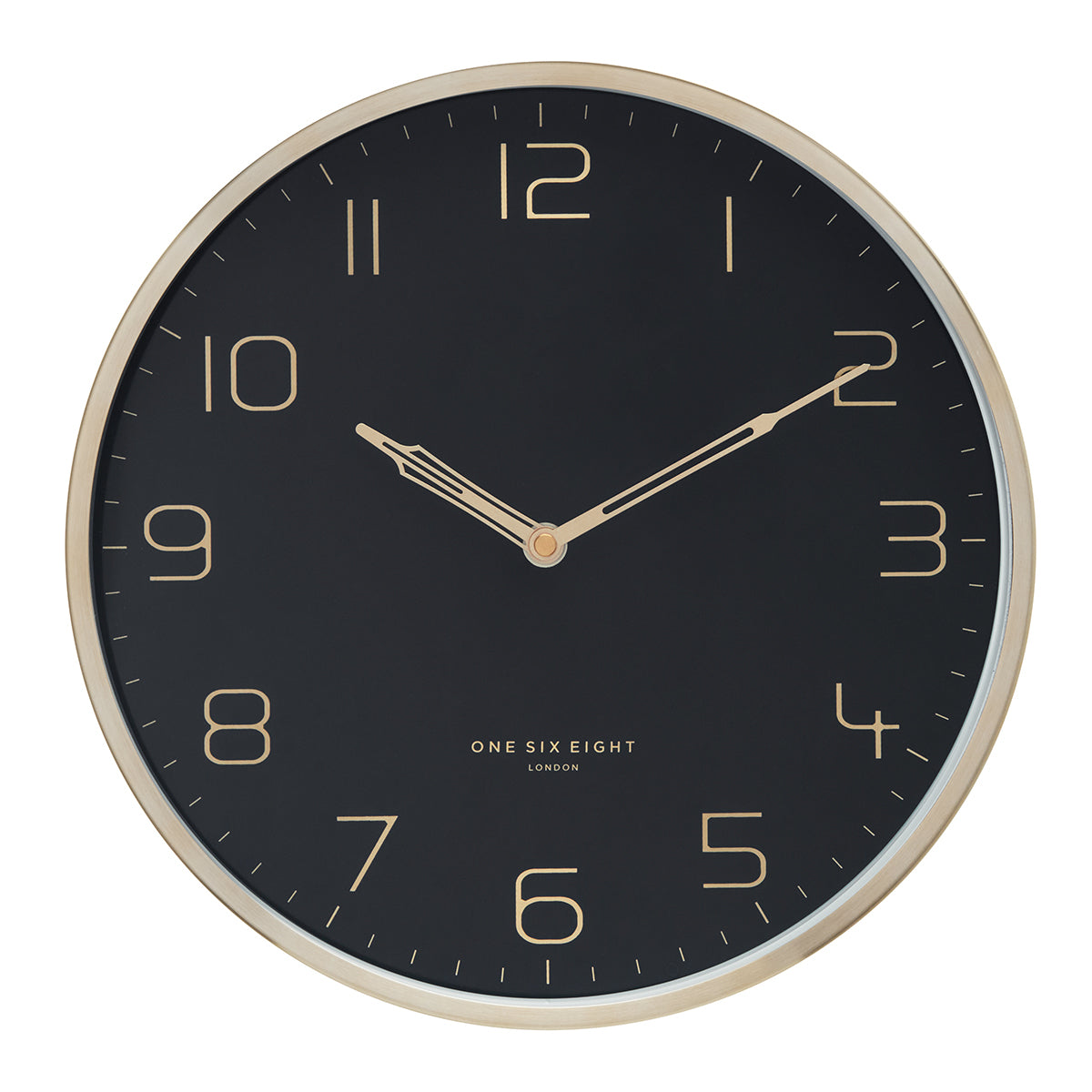 LILY Black 30cm Wall Clock