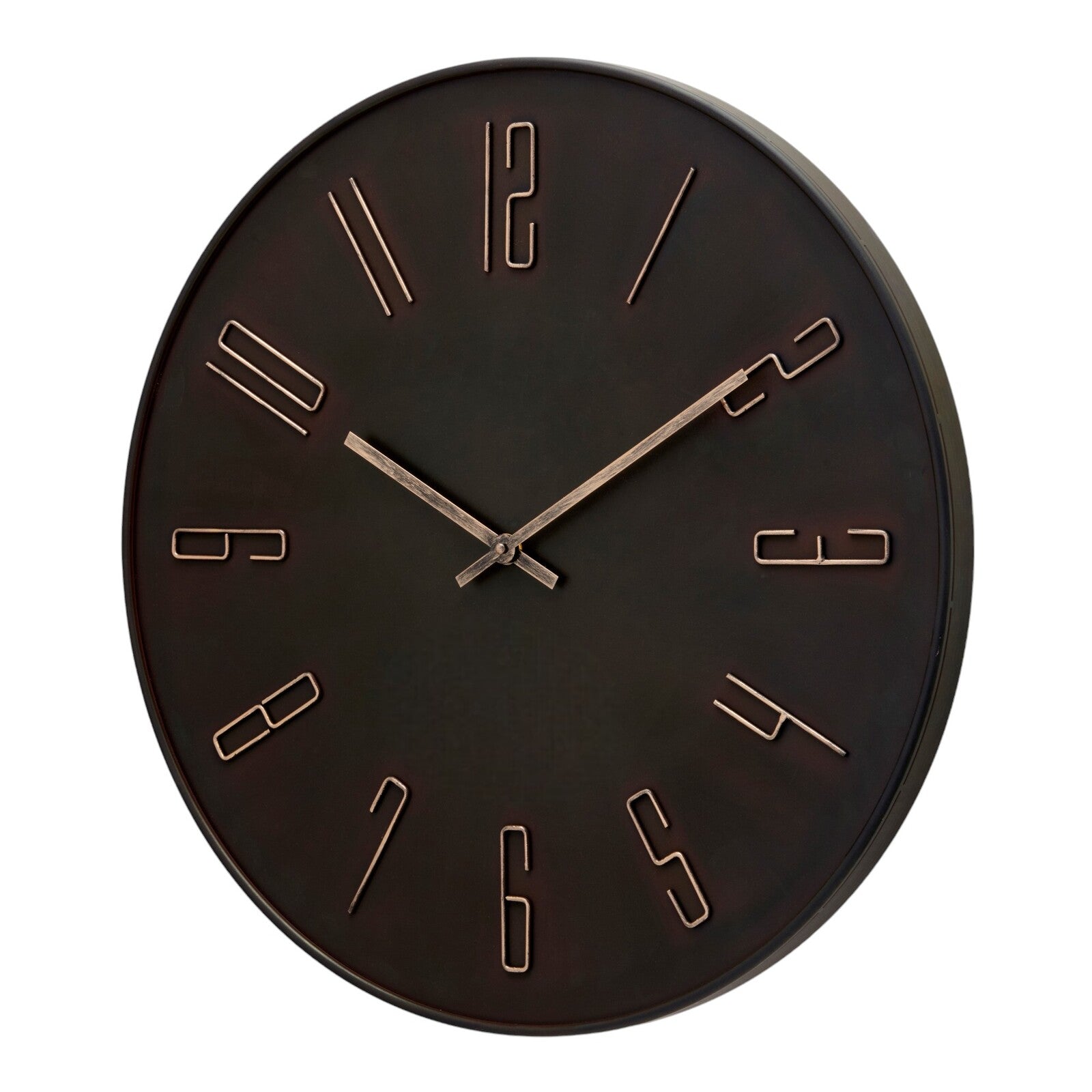 BARCELONA Charcoal 60cm Silent Wall Clock