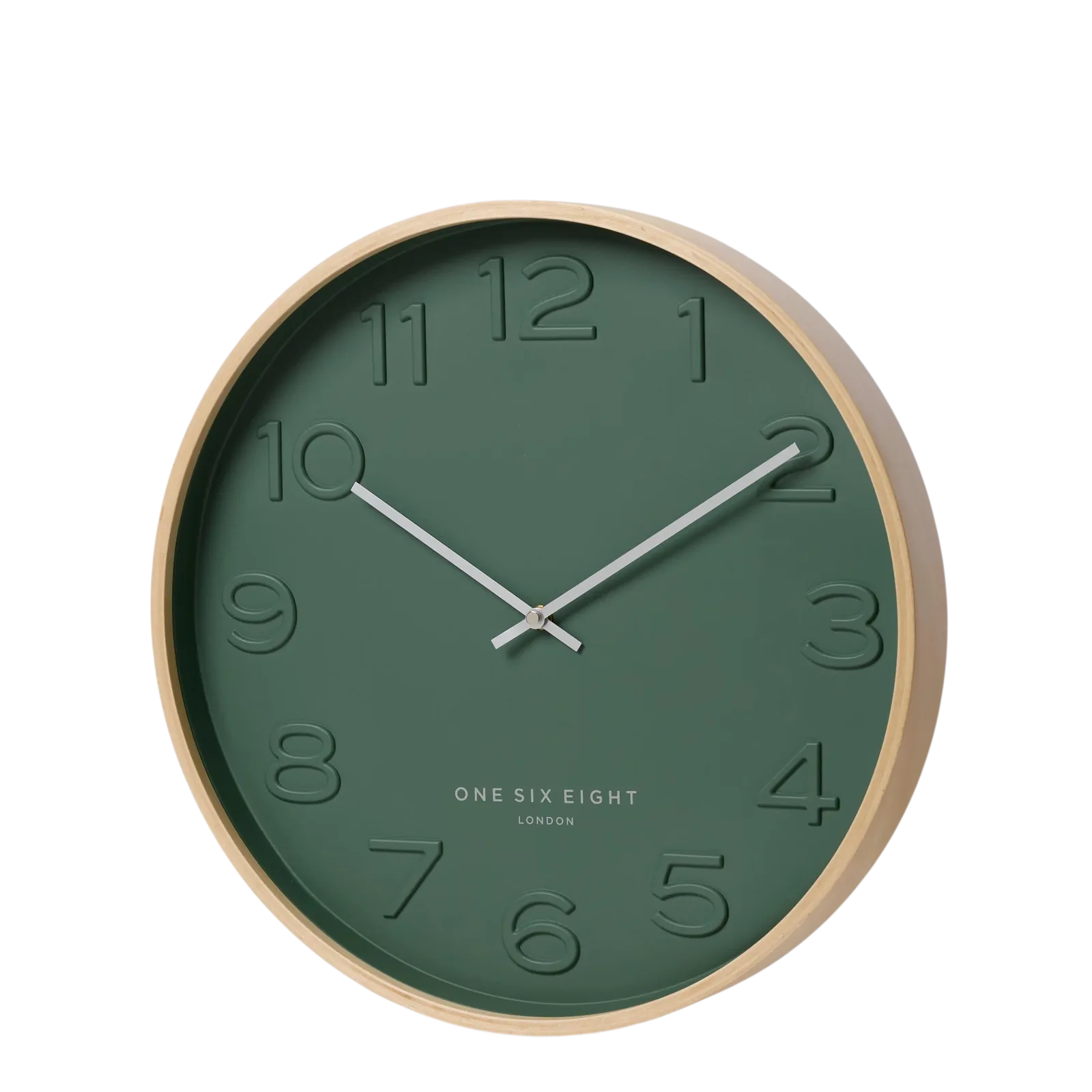 Bella Forest Green 41cm Silent Wall Clock