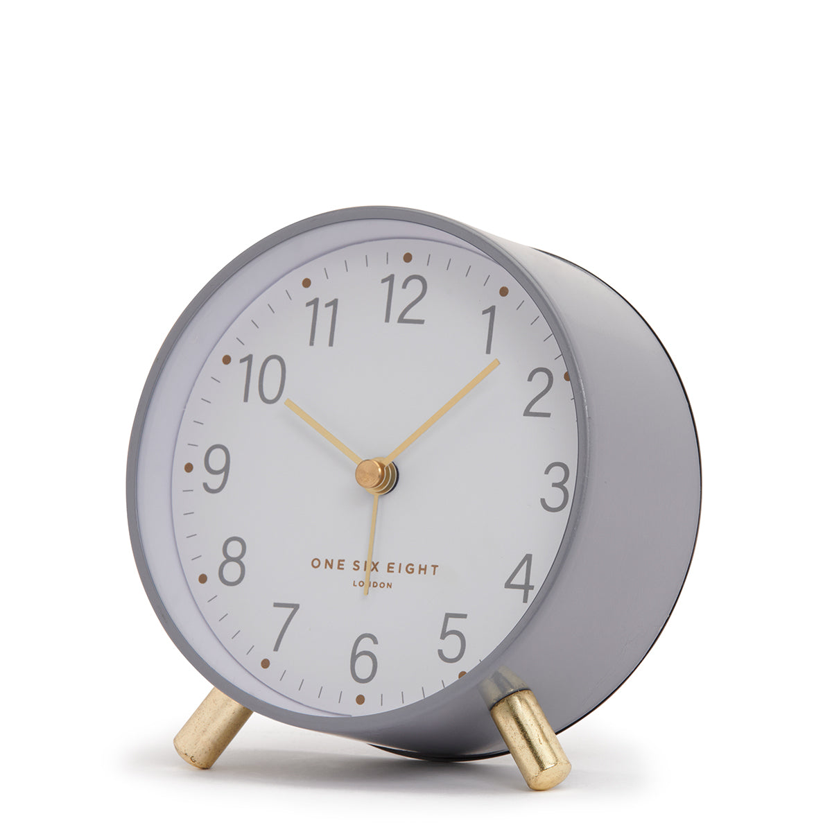MAISIE Grey Silent Alarm Clock
