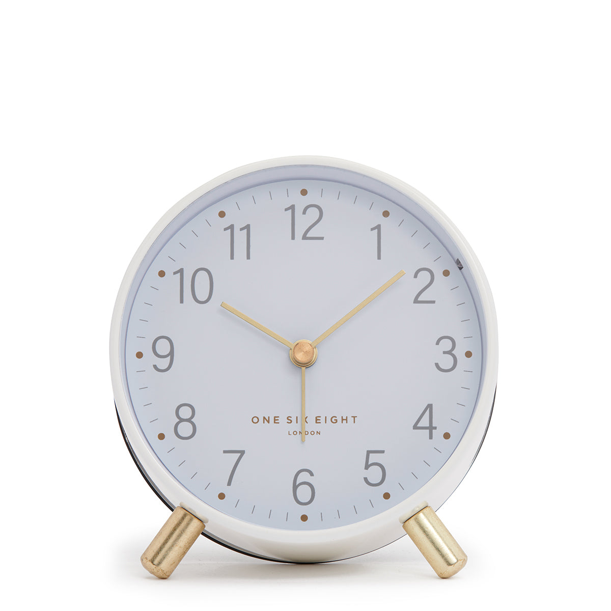 MAISIE White Silent Alarm Clock