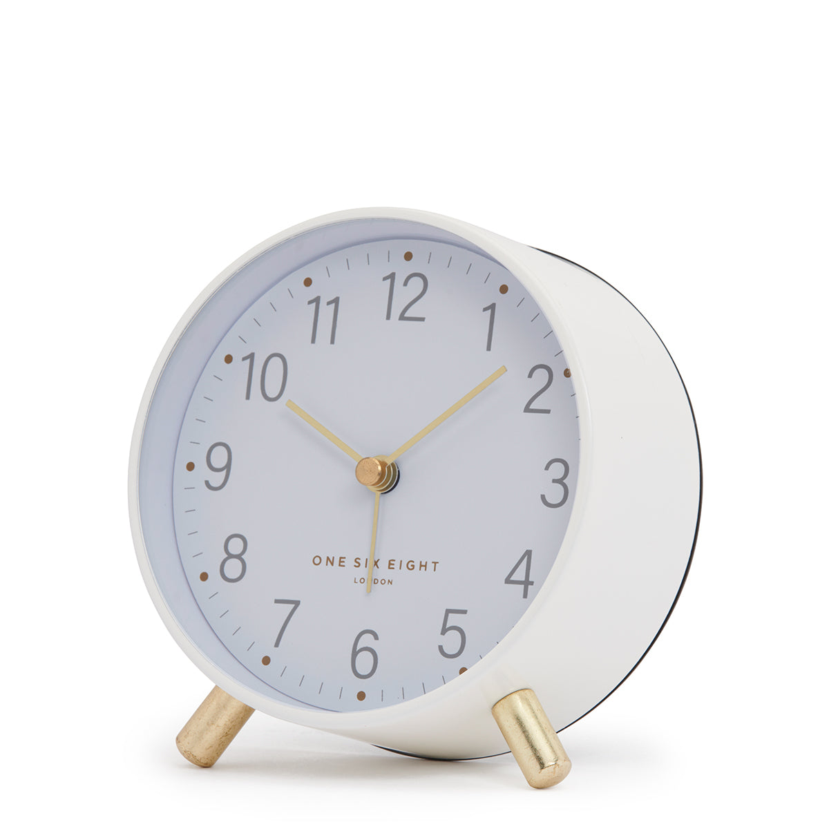 MAISIE White Silent Alarm Clock