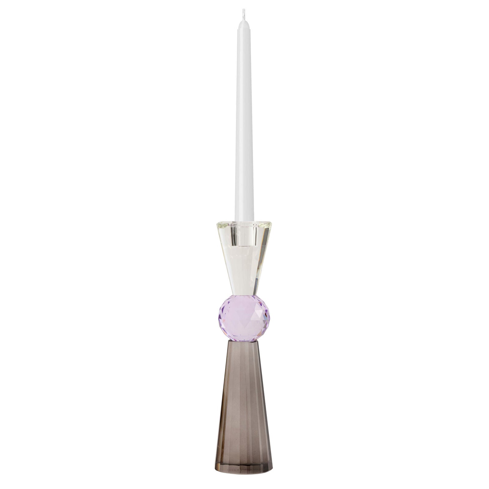AUBREY Grey Candle Holder 28cm