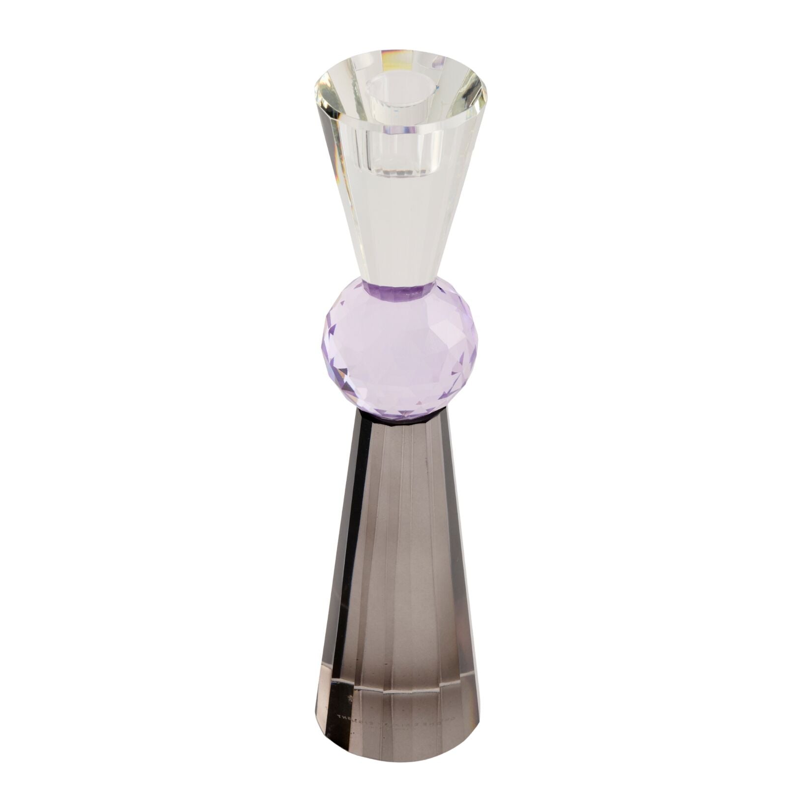 AUBREY Grey Candle Holder 28cm