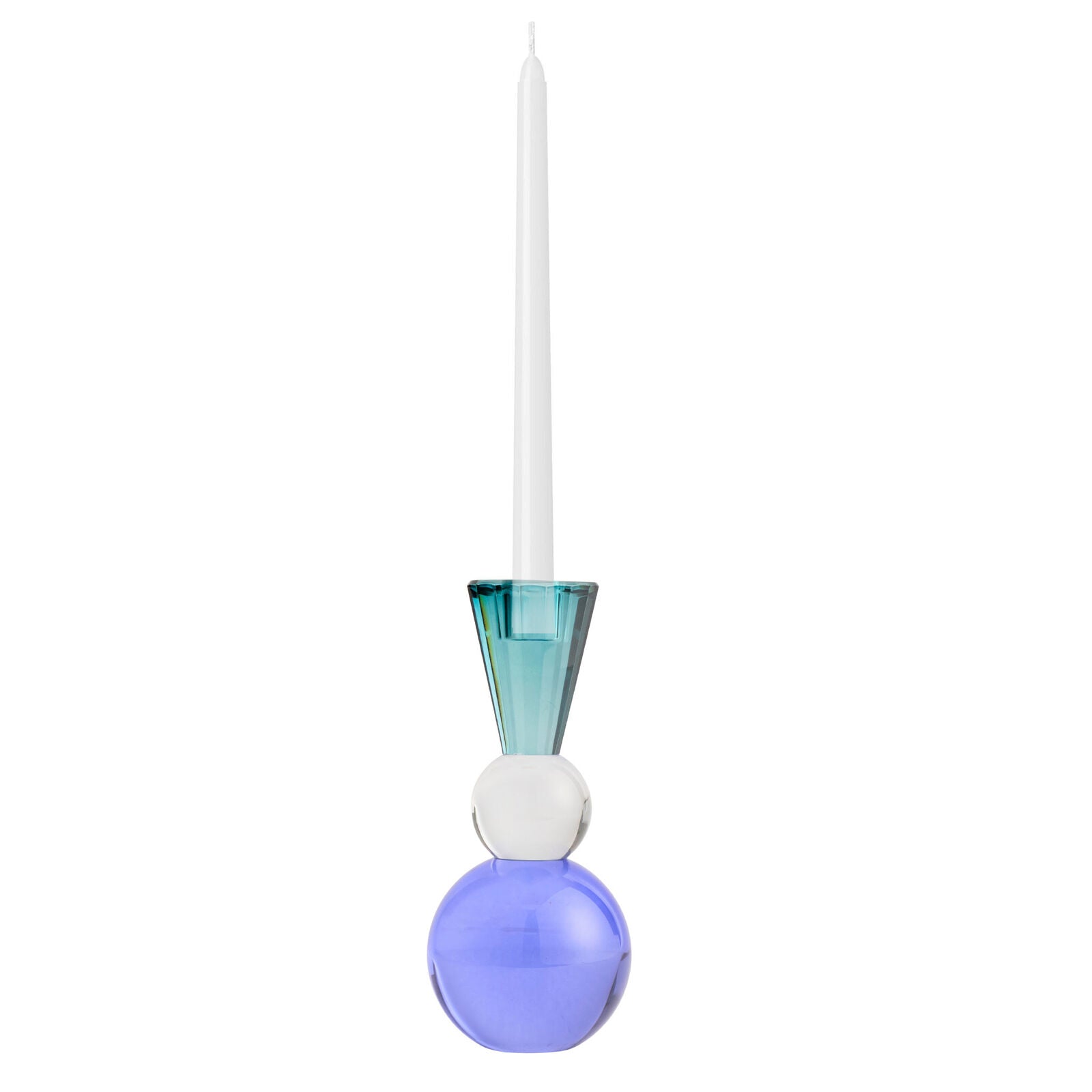 Nora Blue Candle Holder 22cm