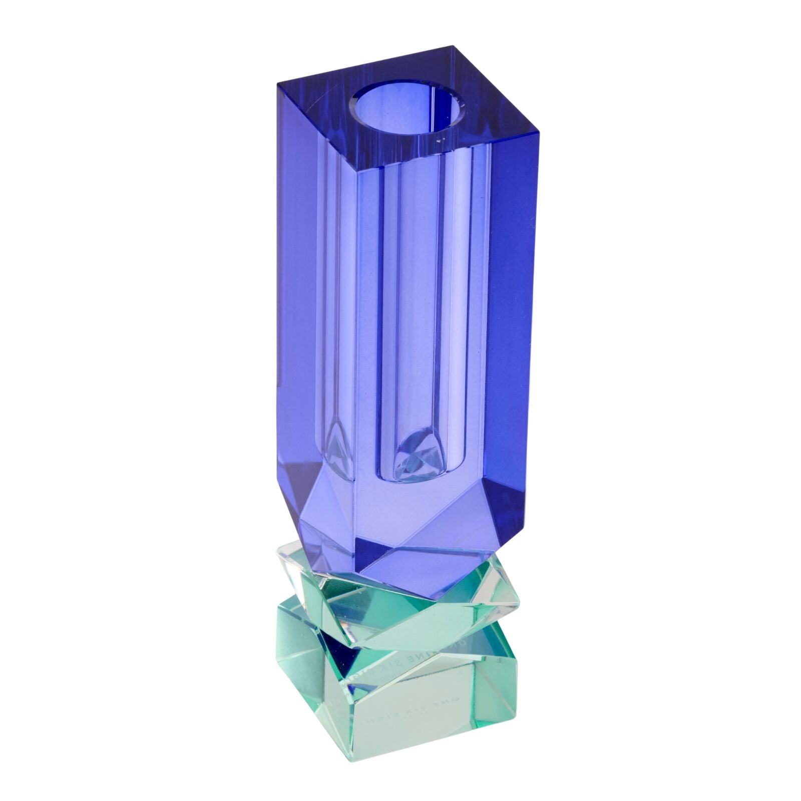 Anges Blue Vase Holder 22cm