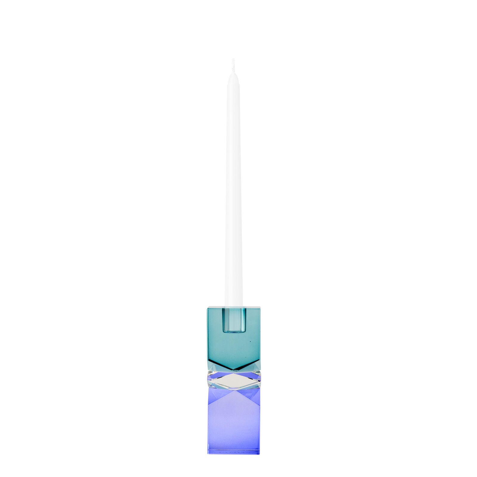 ALMA Blue Candle Holder 13.5cm