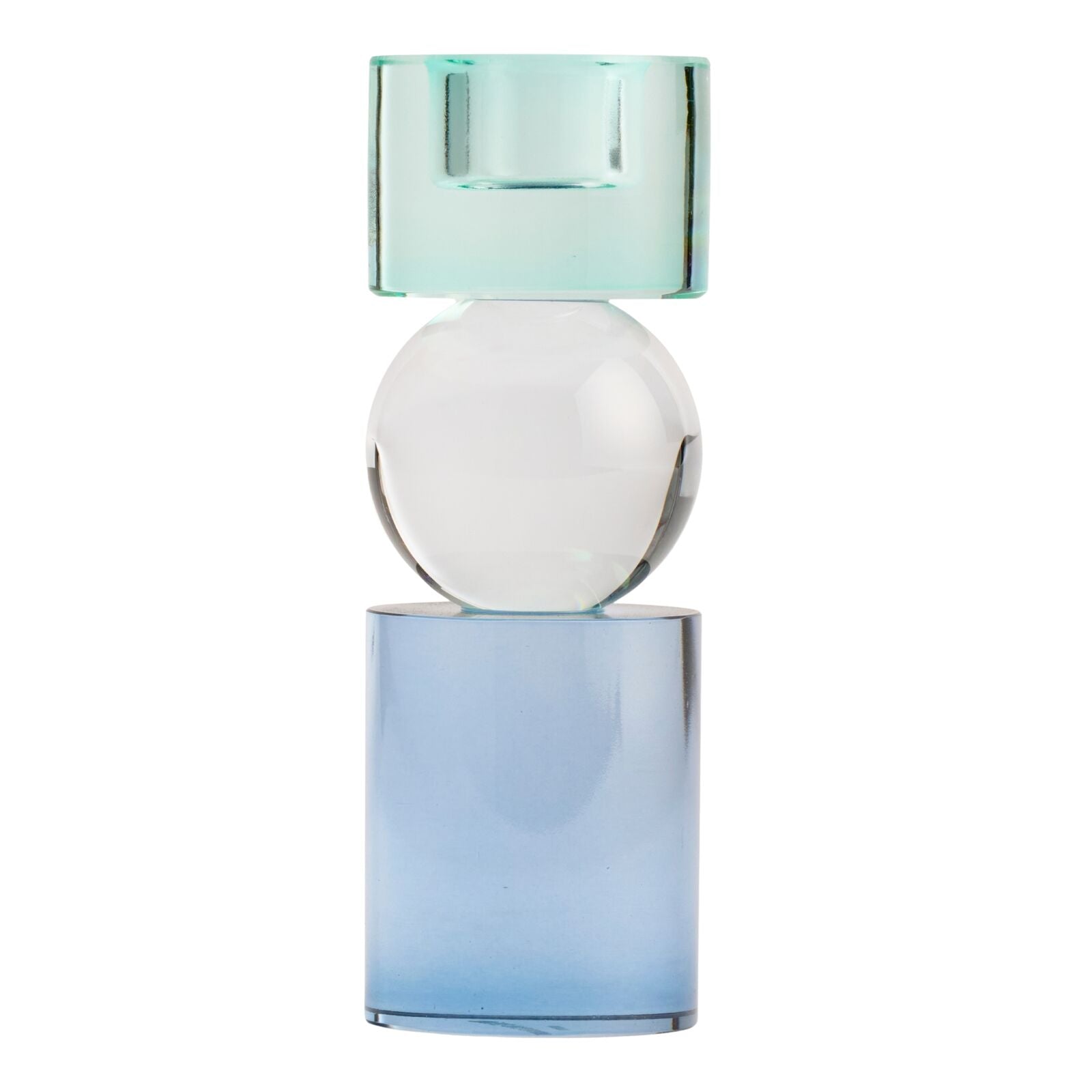 MILEY Aqua Candle Holder 14cm