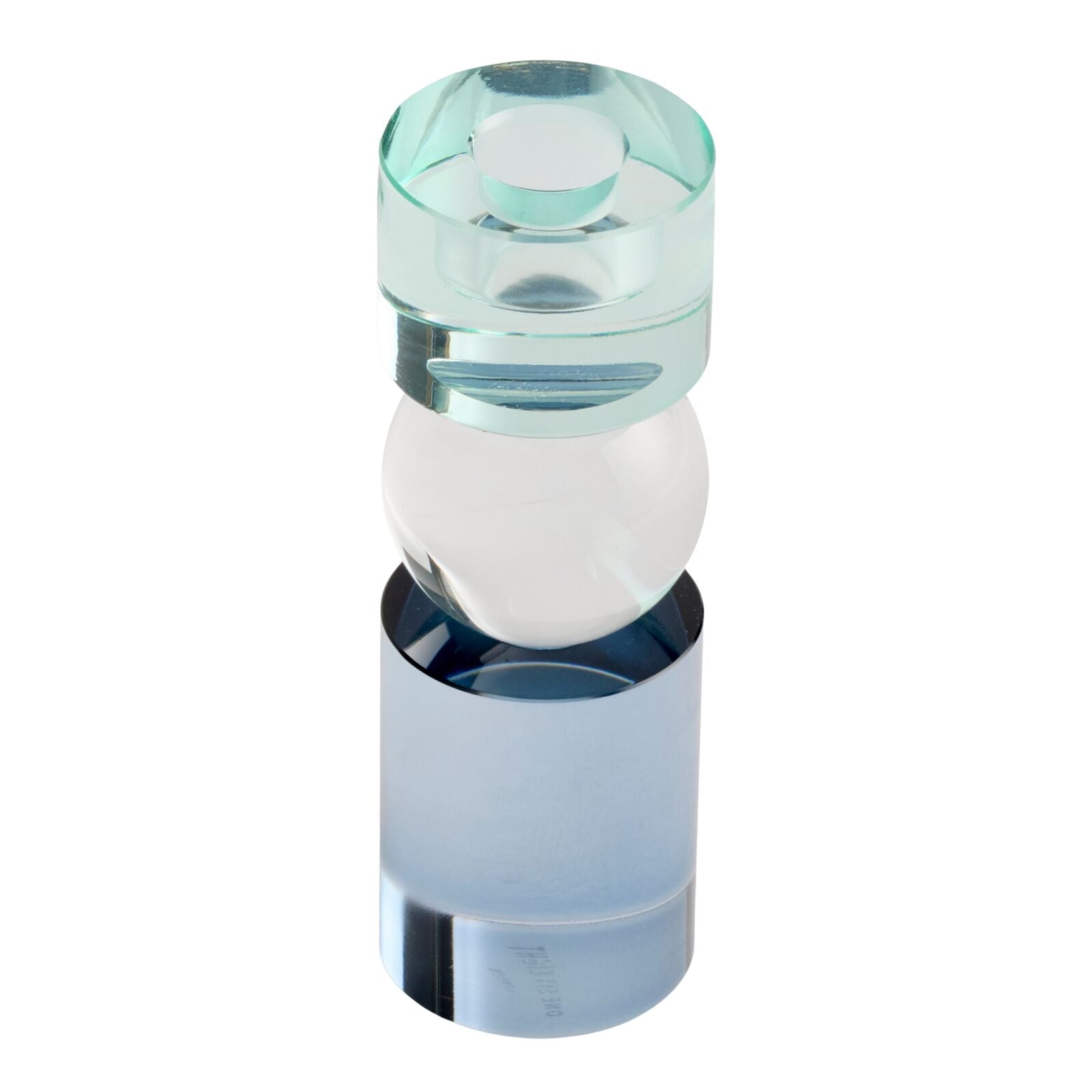 MILEY Aqua Candle Holder 14cm