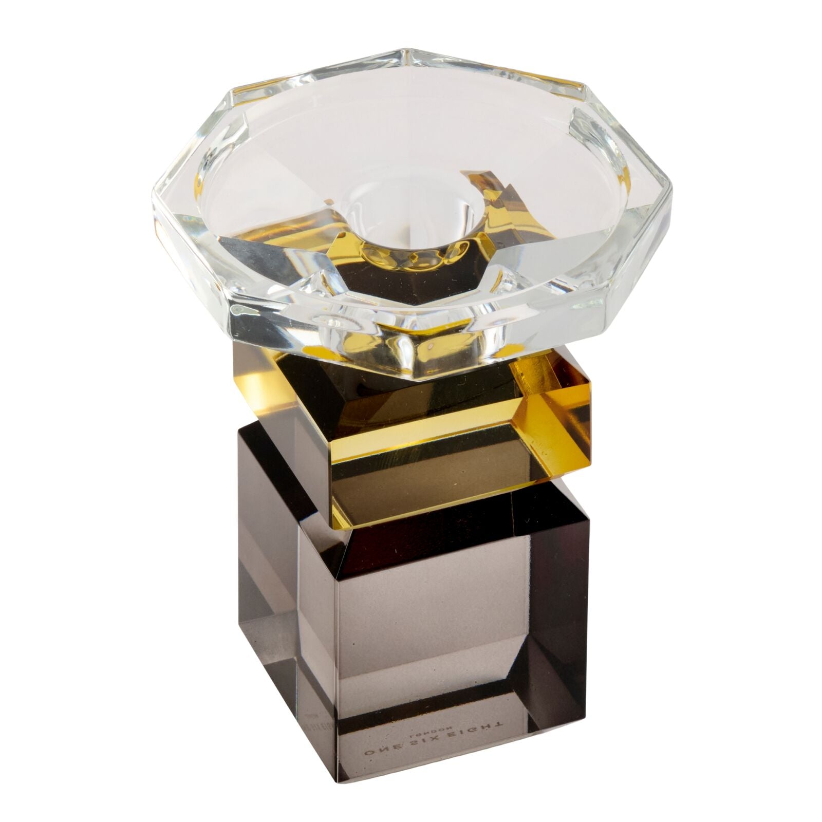 Wren Grey Candle Holder 12.5cm
