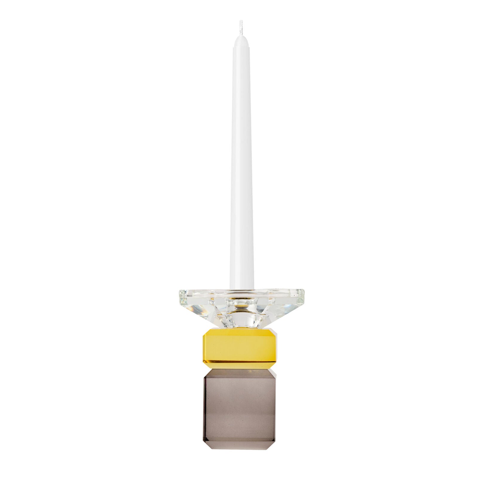 Wren Grey Candle Holder 12.5cm