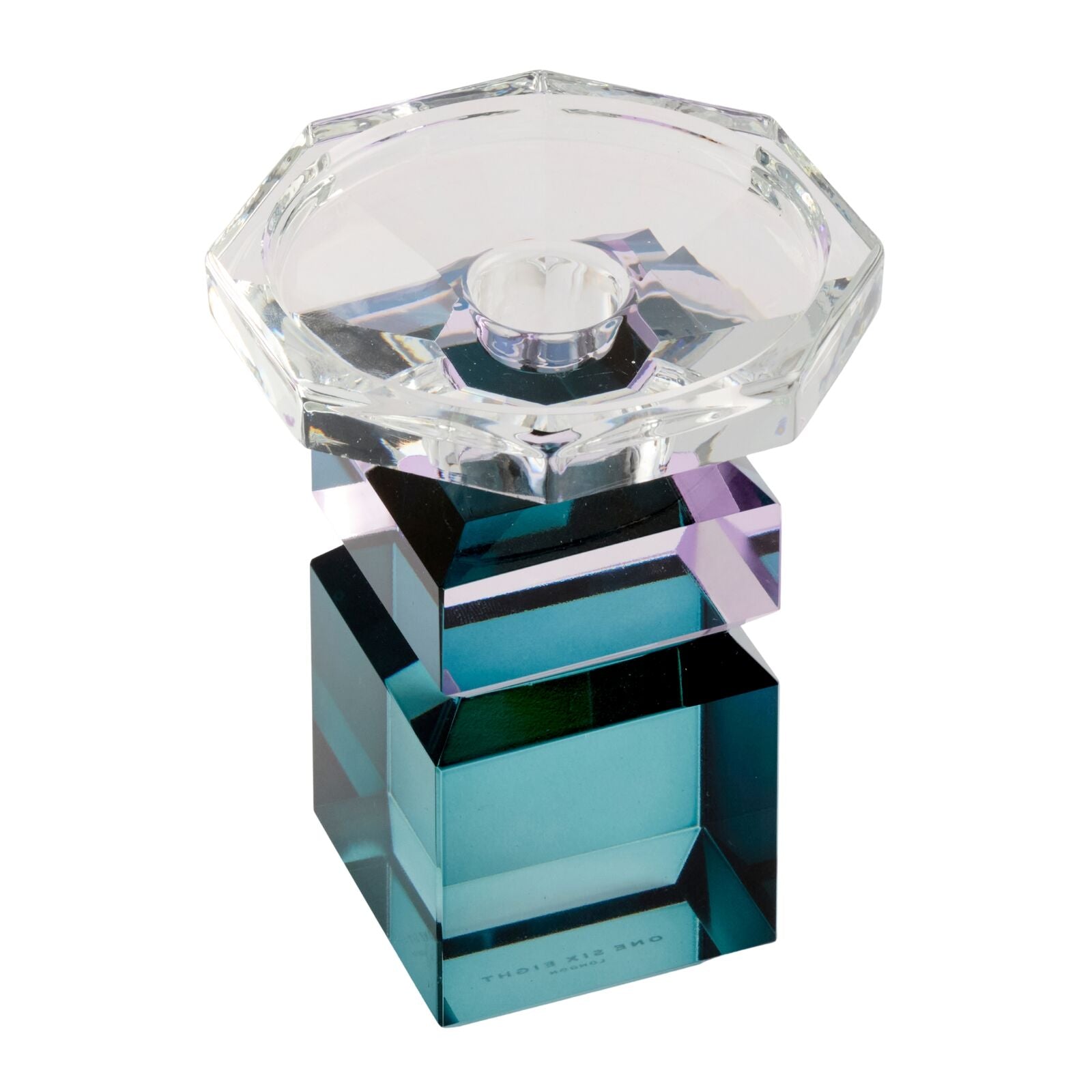 Wren Blue Candle Holder 12.5cm