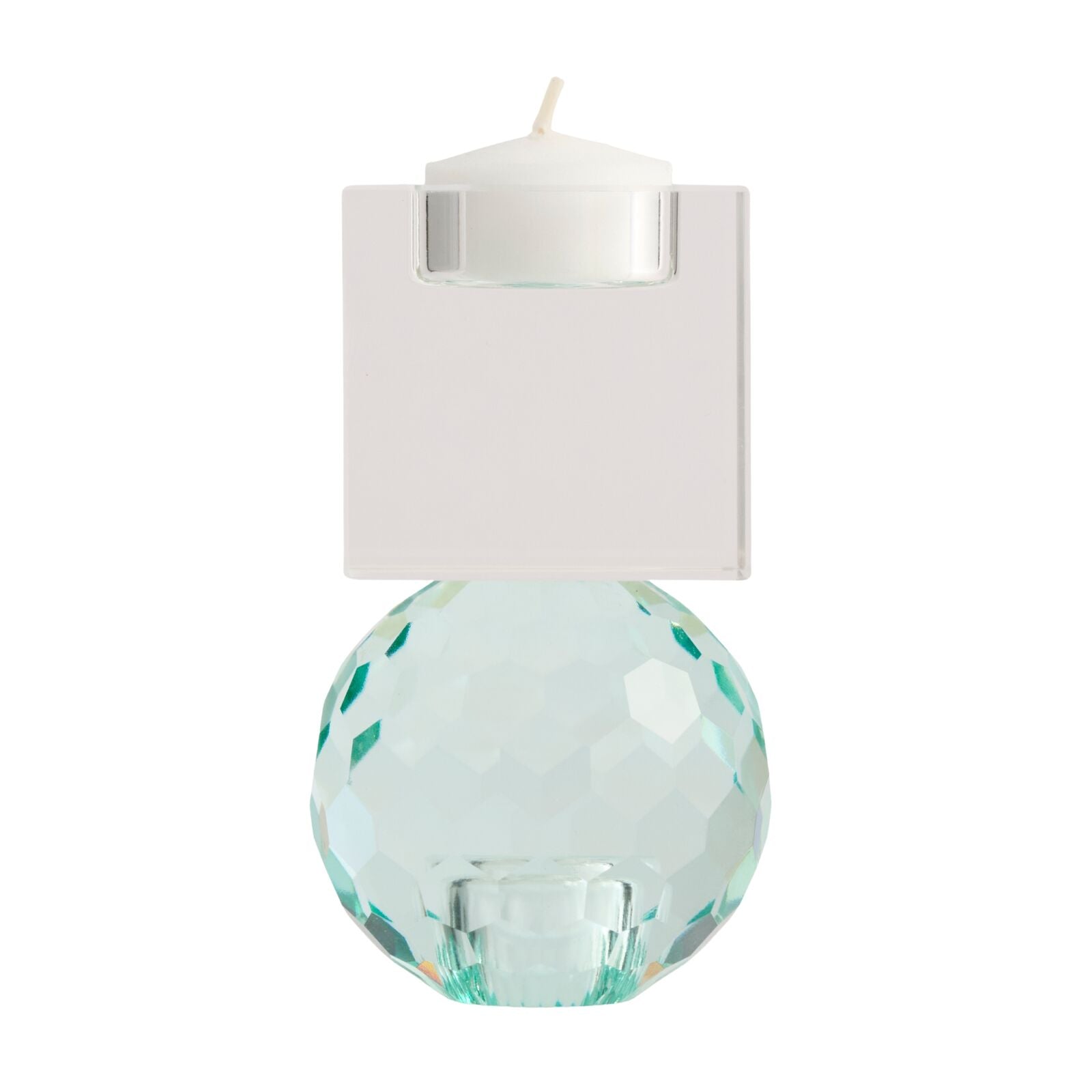REIGN Clear Candle Holder 13.5cm