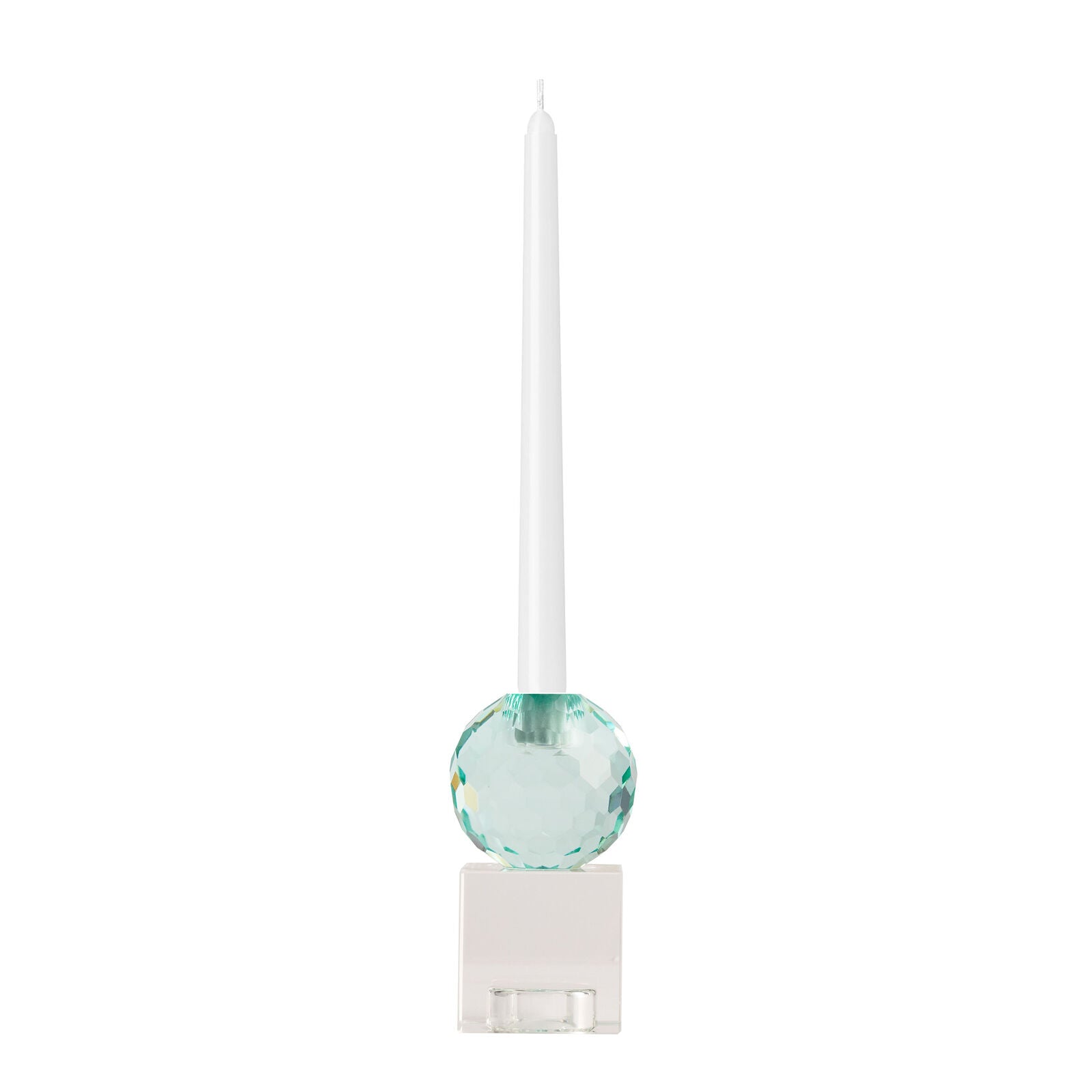 REIGN Clear Candle Holder 13.5cm