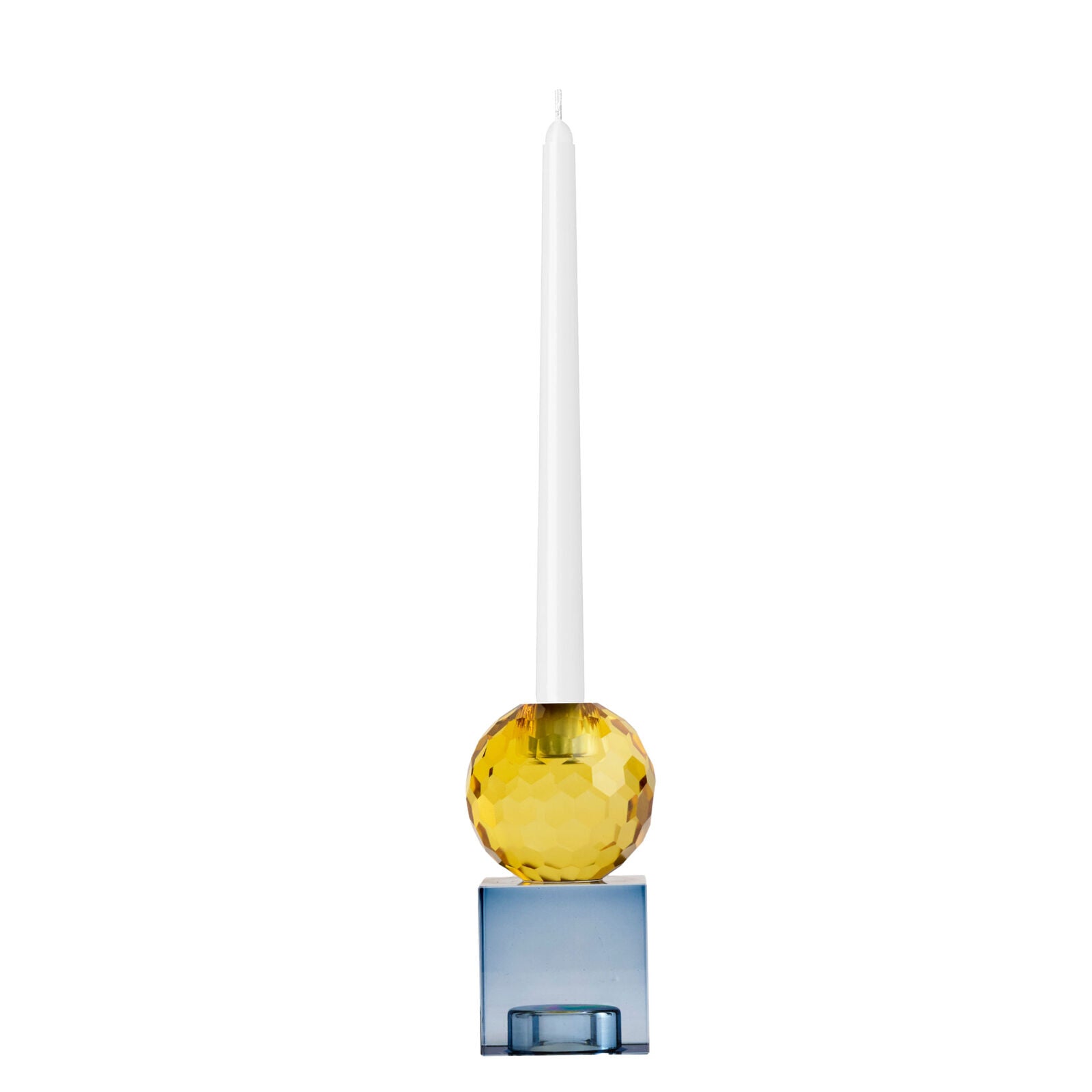 REIGN Blue Candle Holder 13.5cm | One Six Eight London