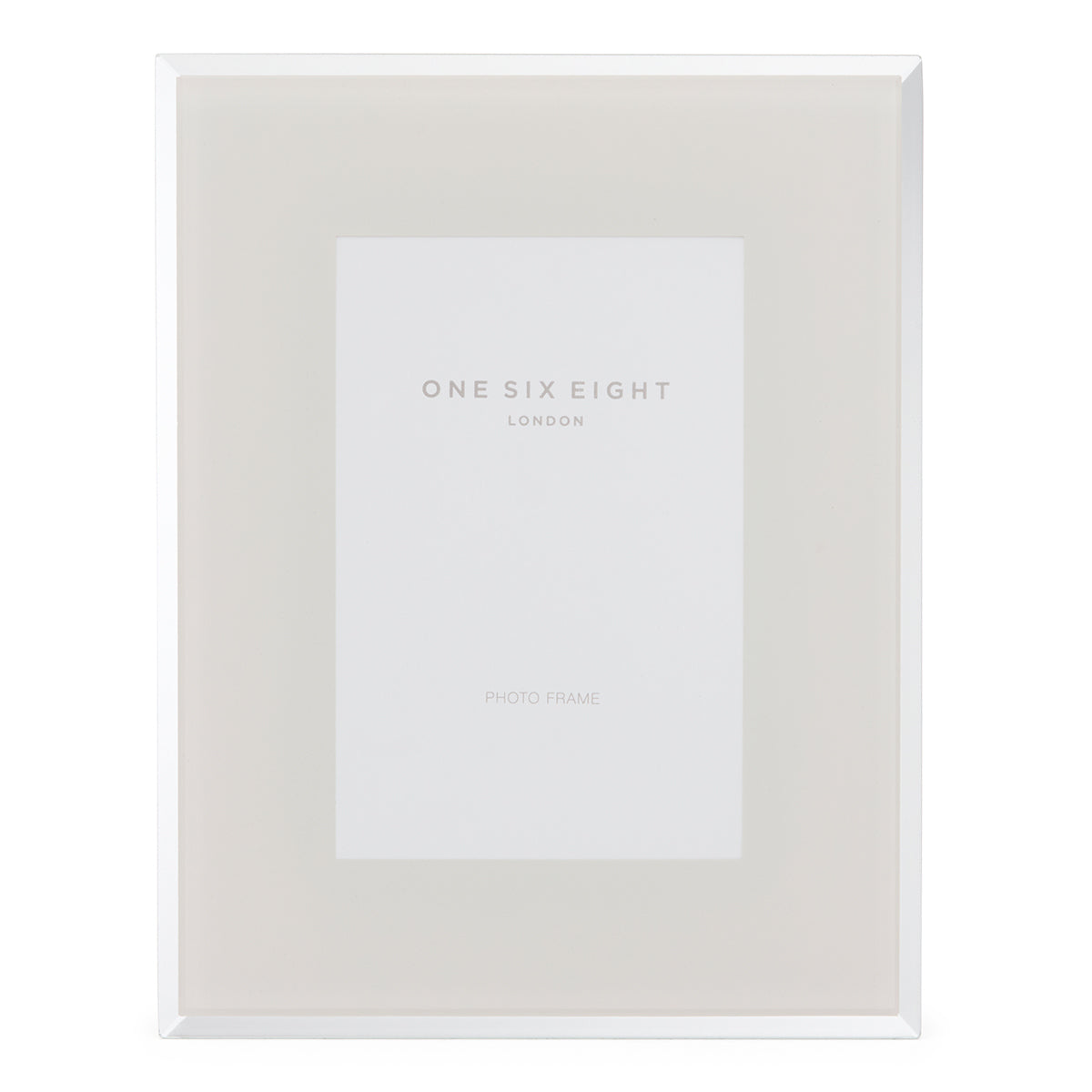 CLARA 6 x 4 Off White Glass Photo Frame