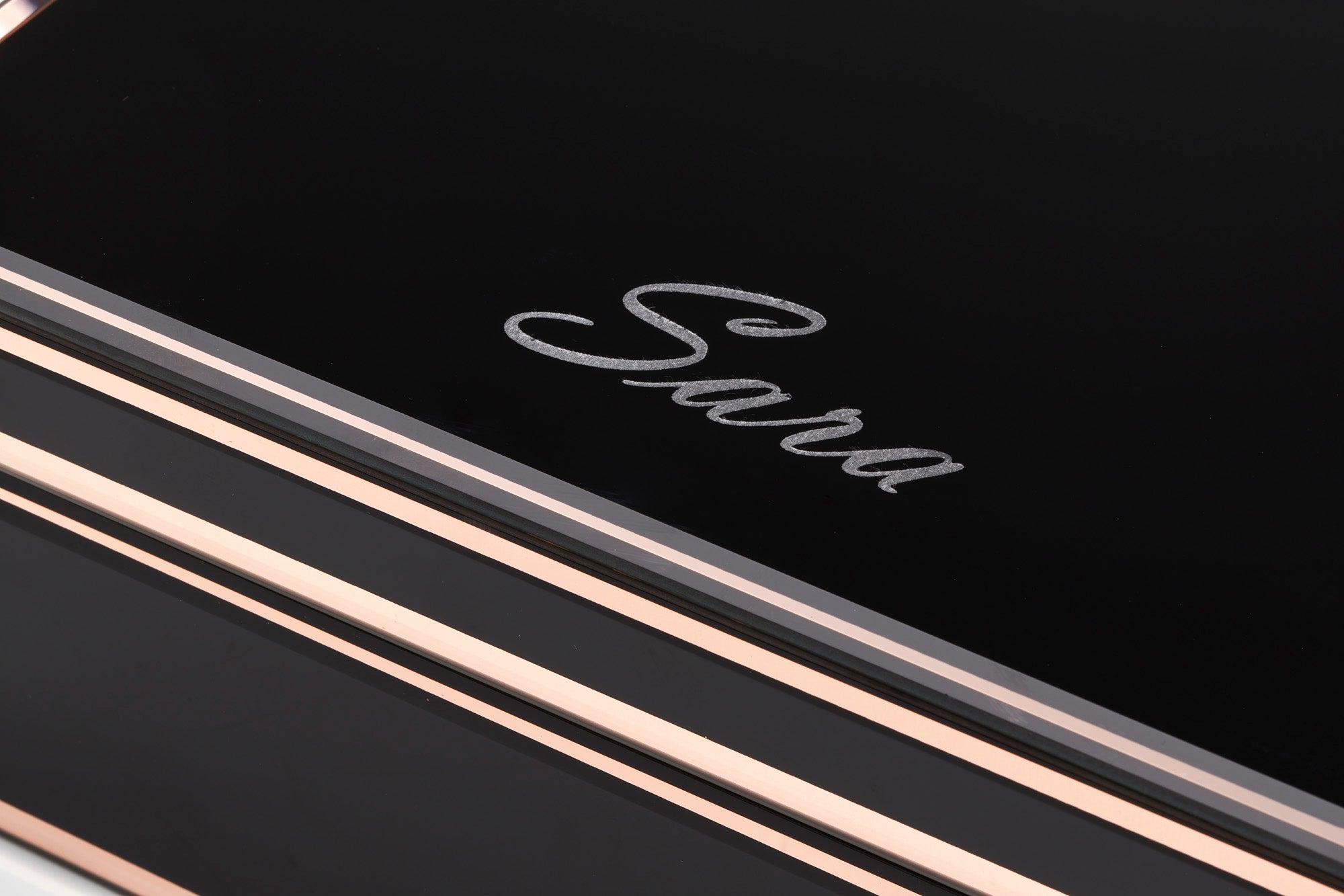 SARA Black Large Jewellery Box
