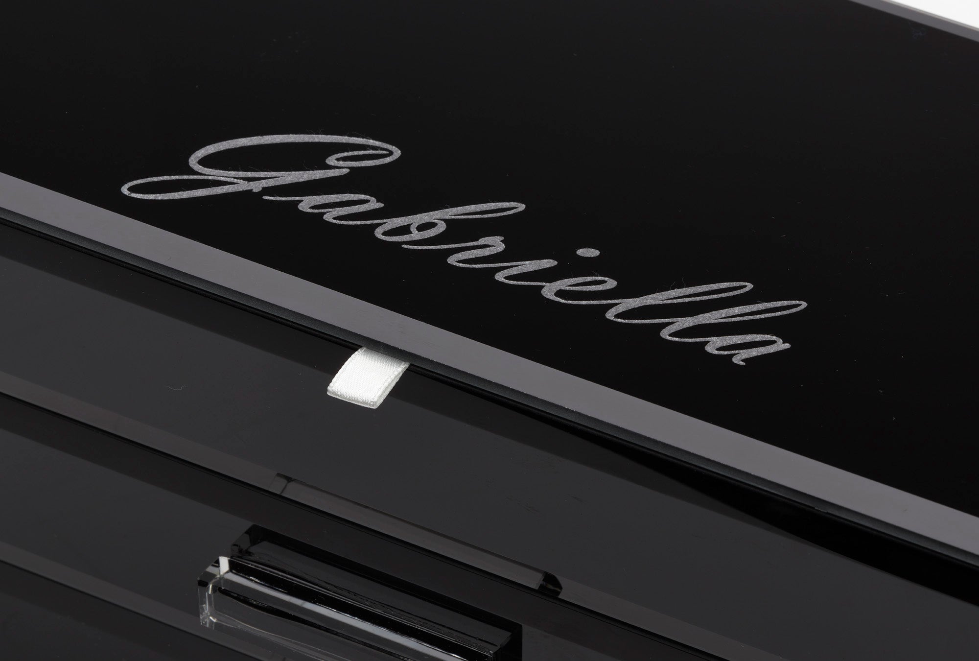 GABRIELLA Black Large Jewellery Box