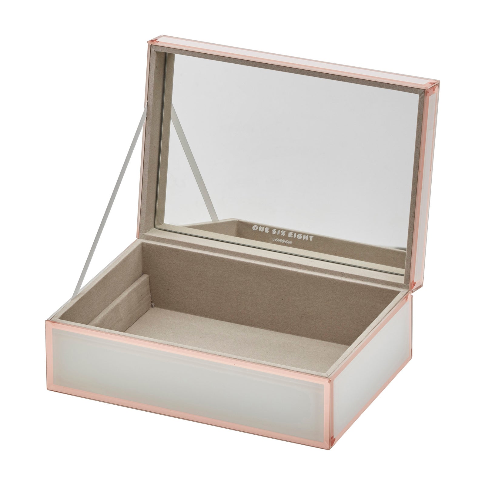 SARA White / Rose Gold Large Jewellery Box