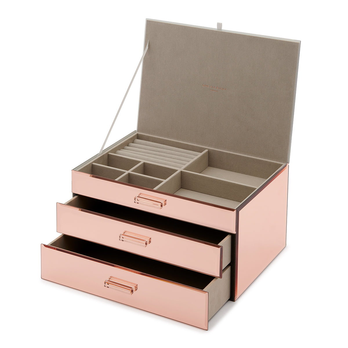 GABRIELLA Rose Gold XL Jewellery Box