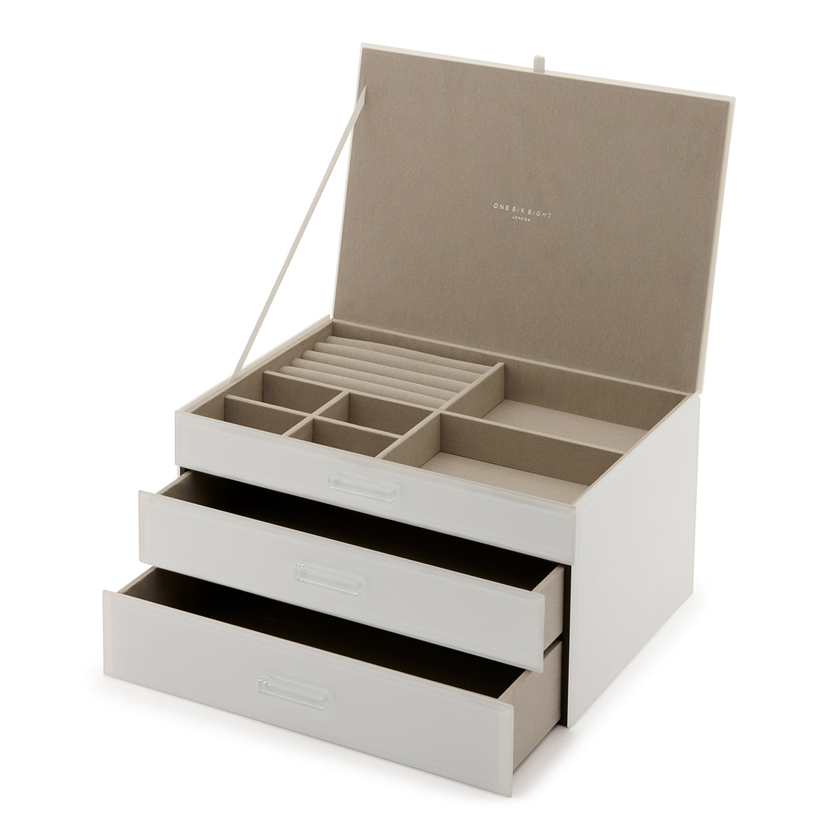 GABRIELLA White XL Jewellery Box