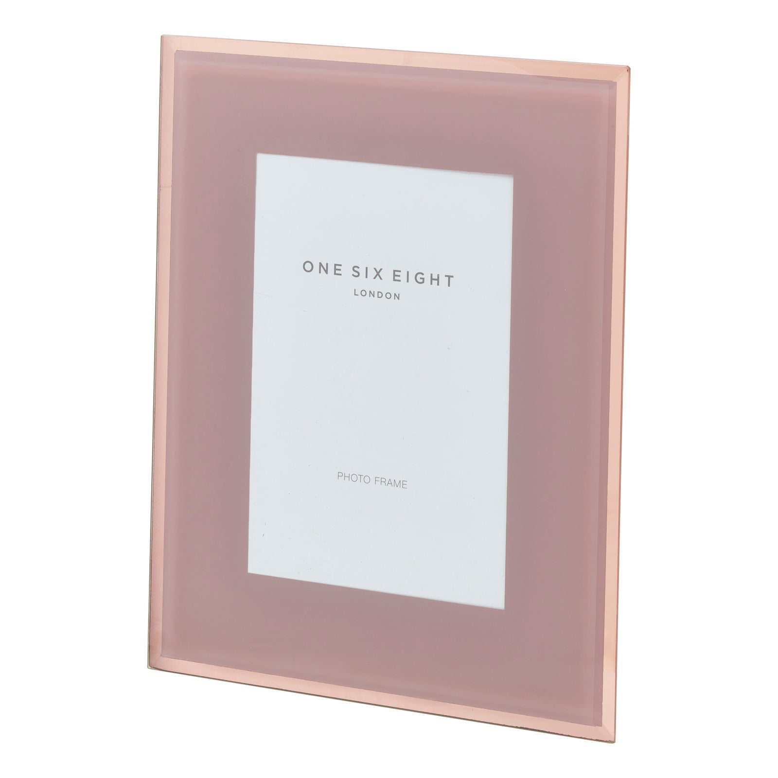 CLARA 6 x 4 Dusty Rose Glass Photo Frame