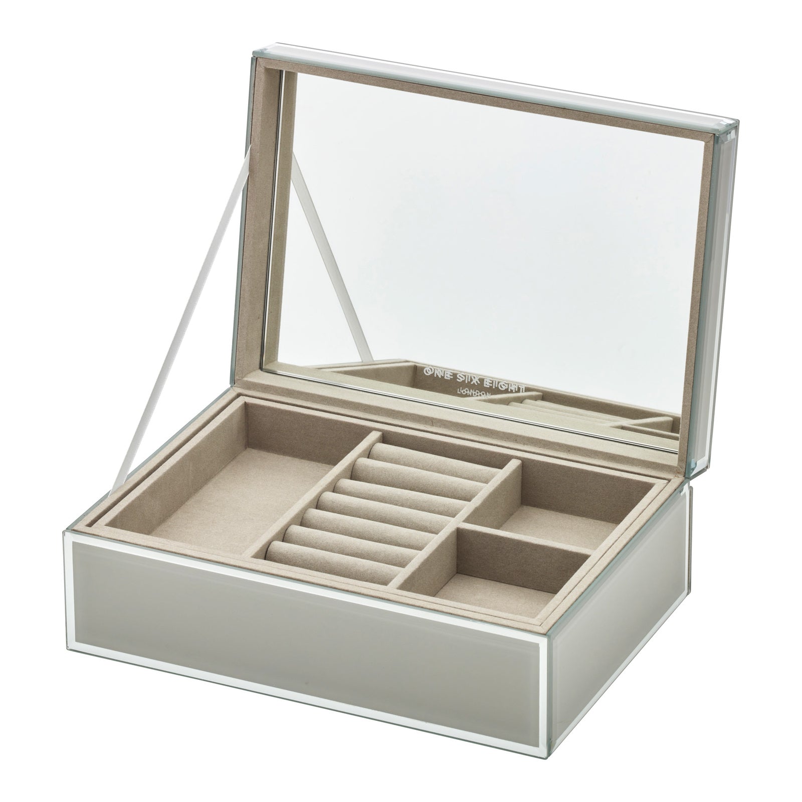 SARA Cool Grey Large Jewellery Box