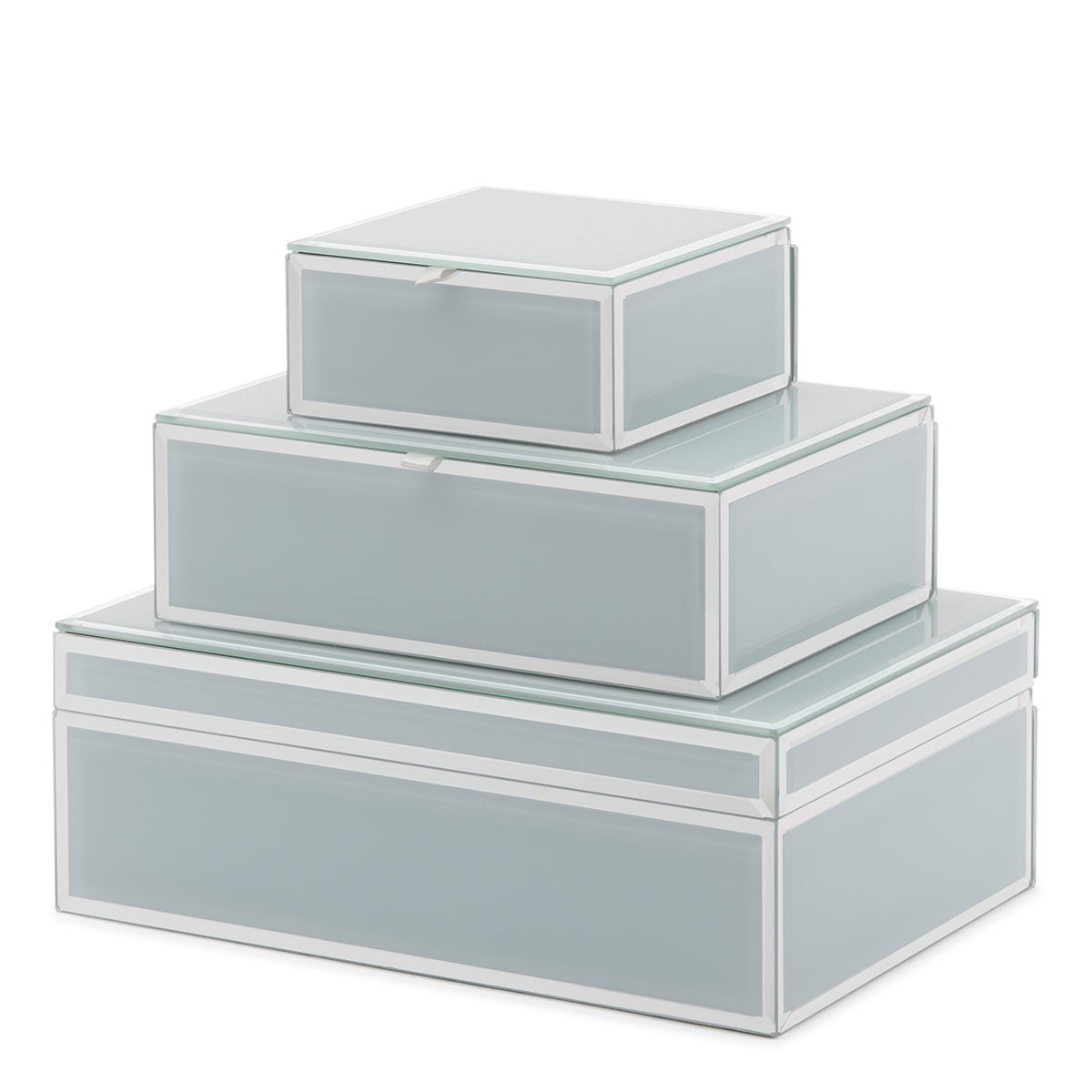 SARA Pale Blue Medium Jewellery Box