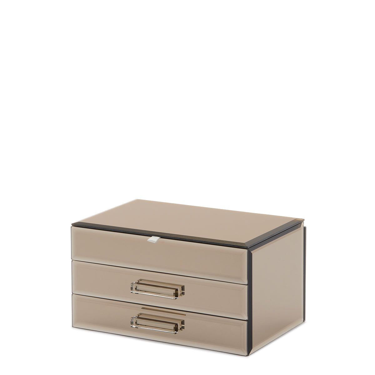 GABRIELLA Mirrored Mink Medium Jewellery Box