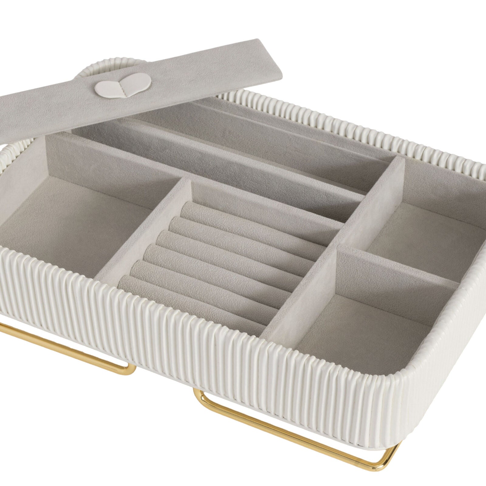 CAROLINA White Jewellery Box