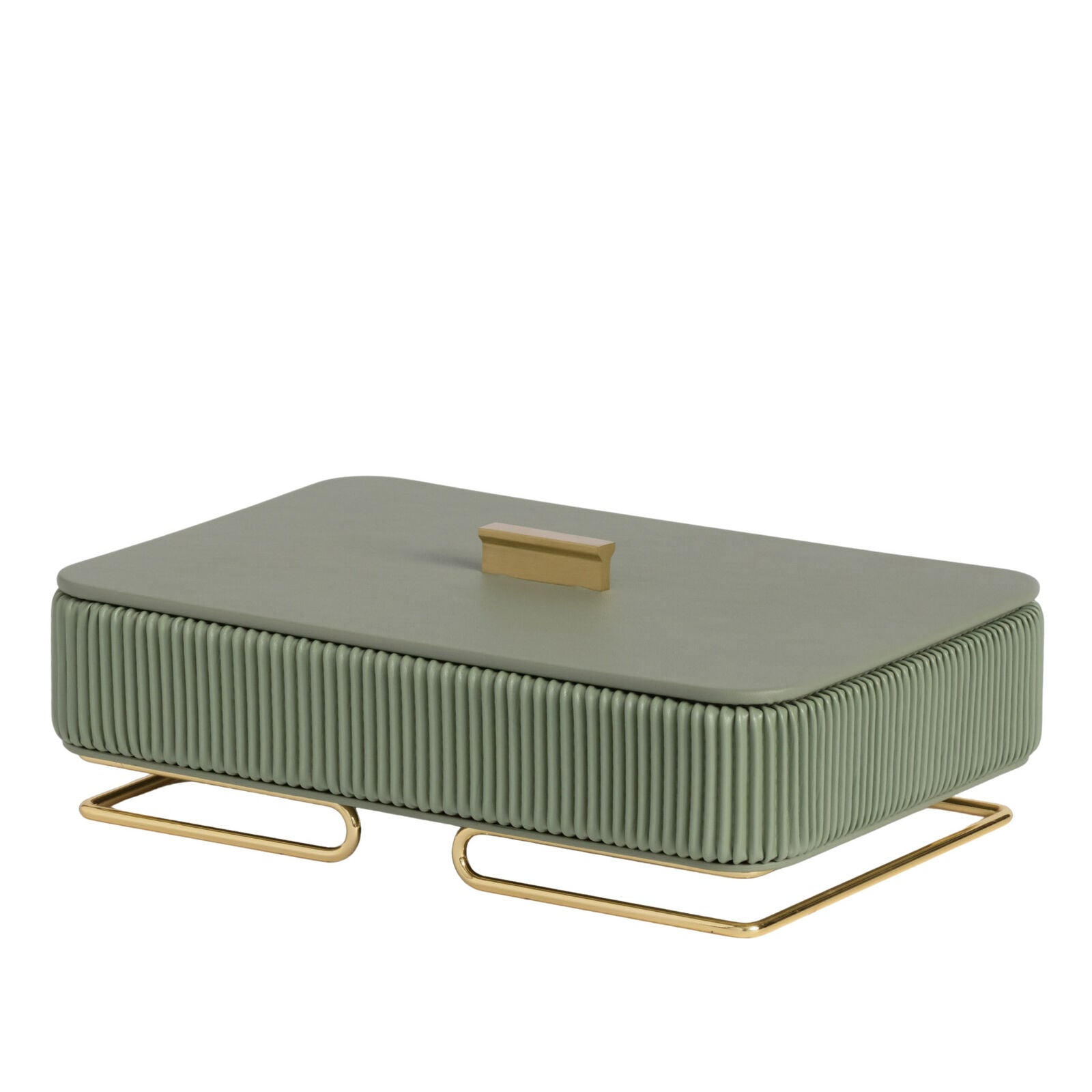 CAROLINA Sage Green Jewellery Box