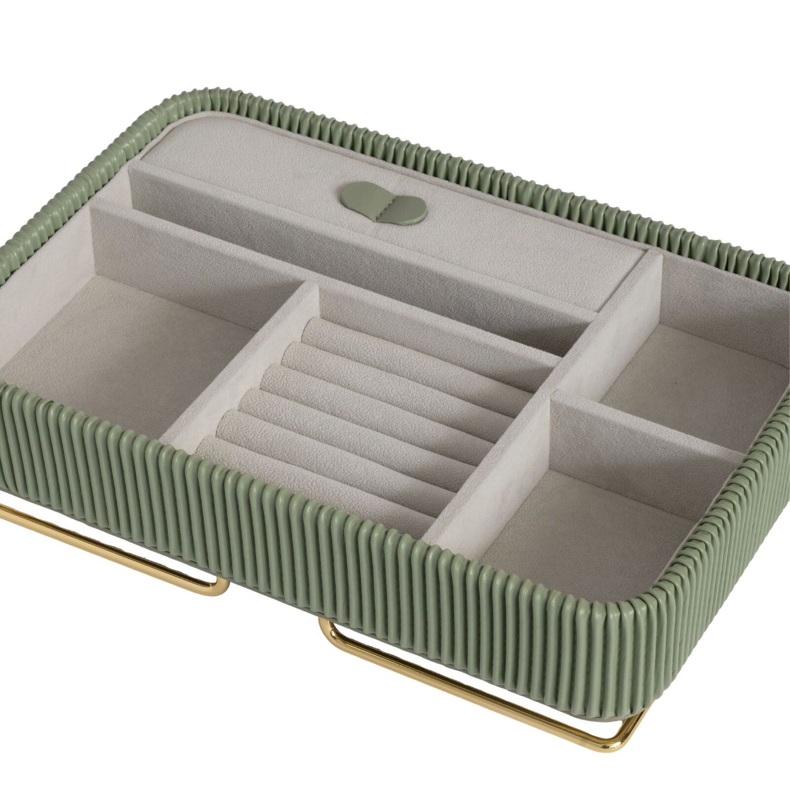 CAROLINA Sage Green Jewellery Box