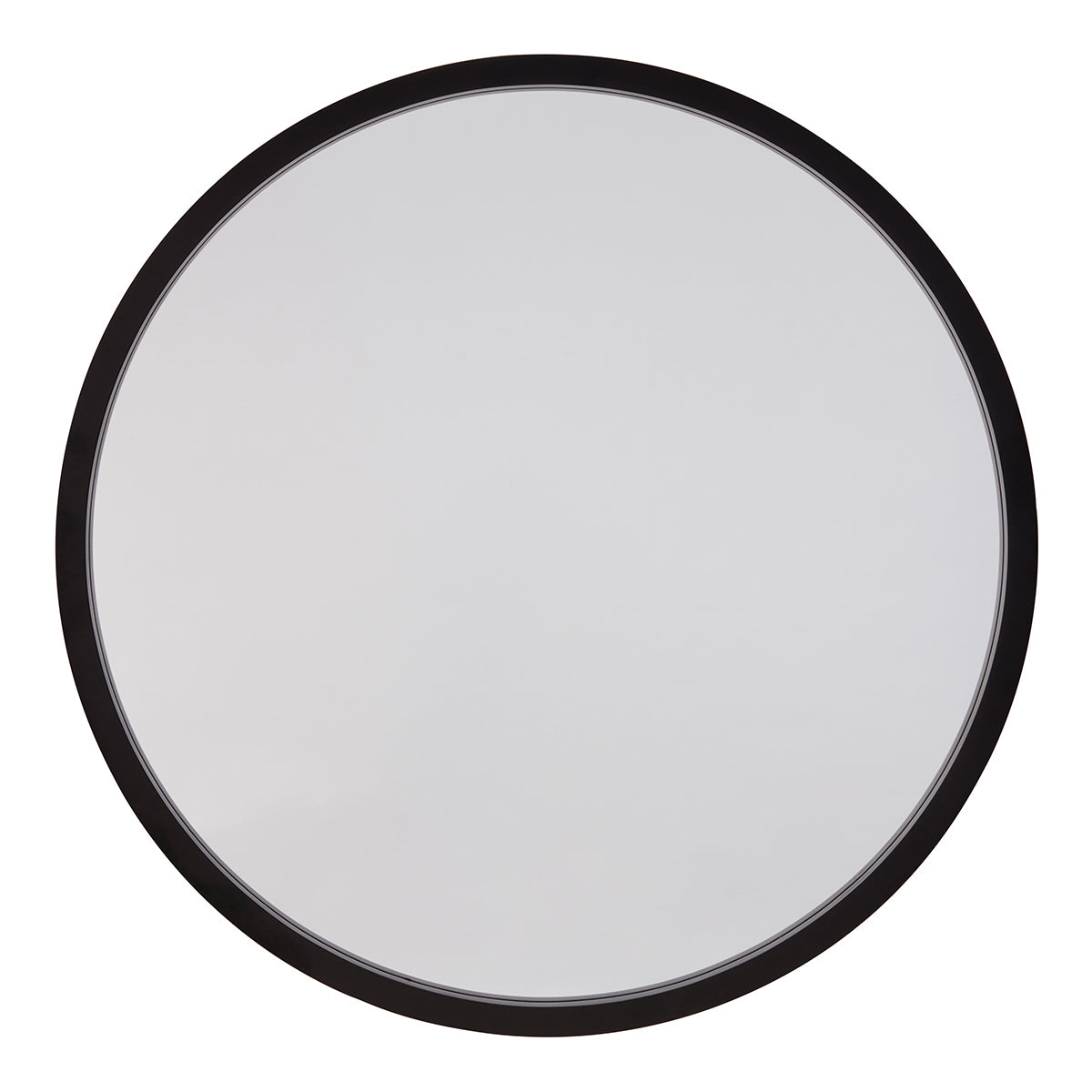 TINA 95cm Black Solid Wood Mirror