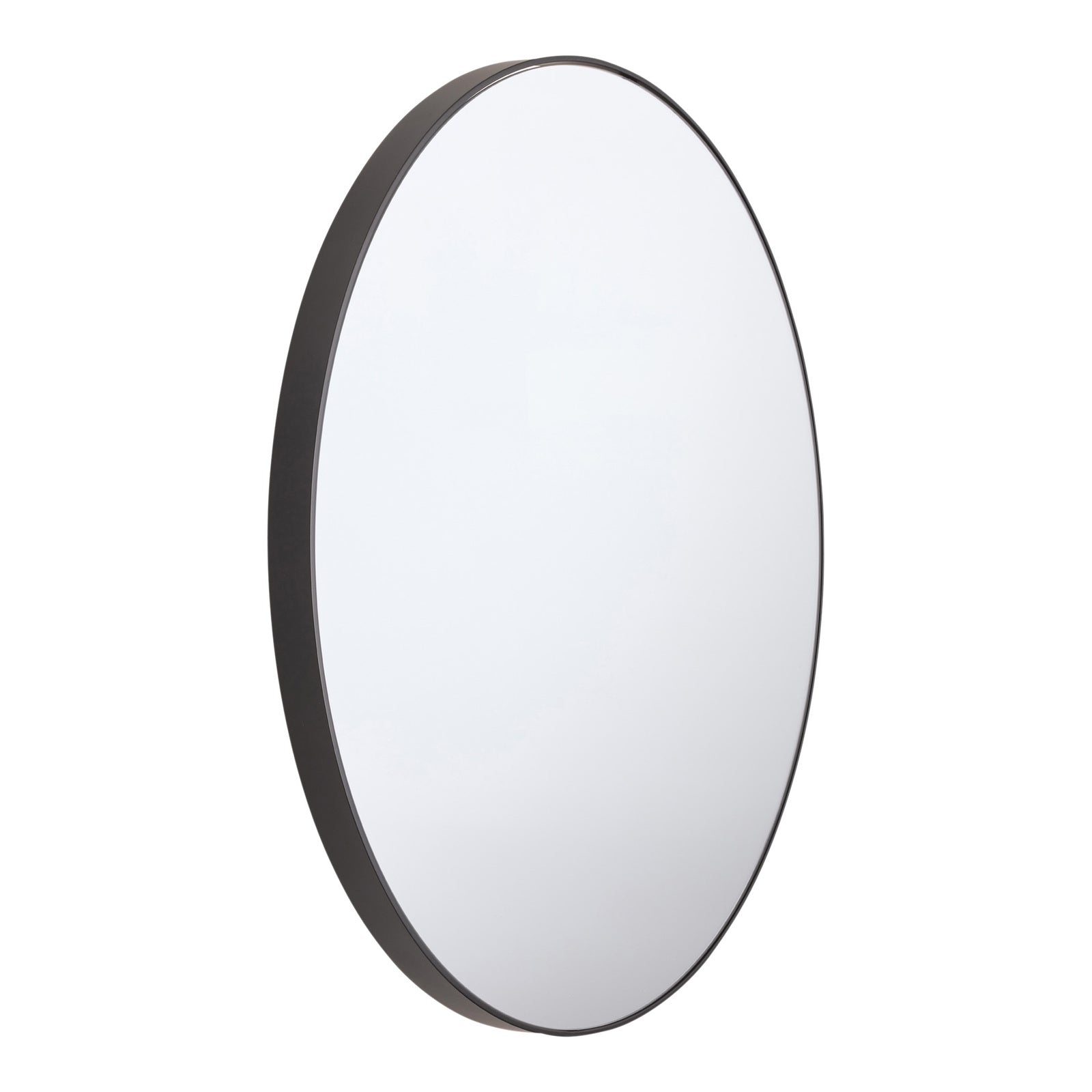 Amy 60cm Iron Mirror - Black