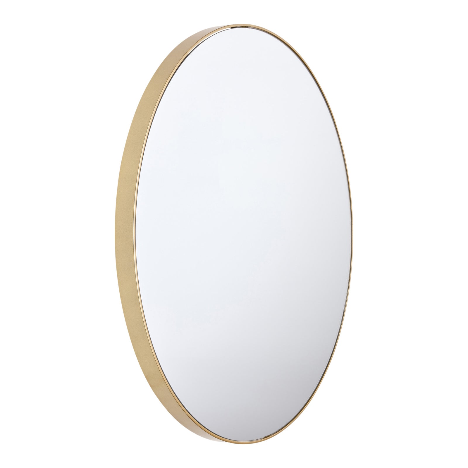 Amy 80cm Iron Mirror - Champagne Gold