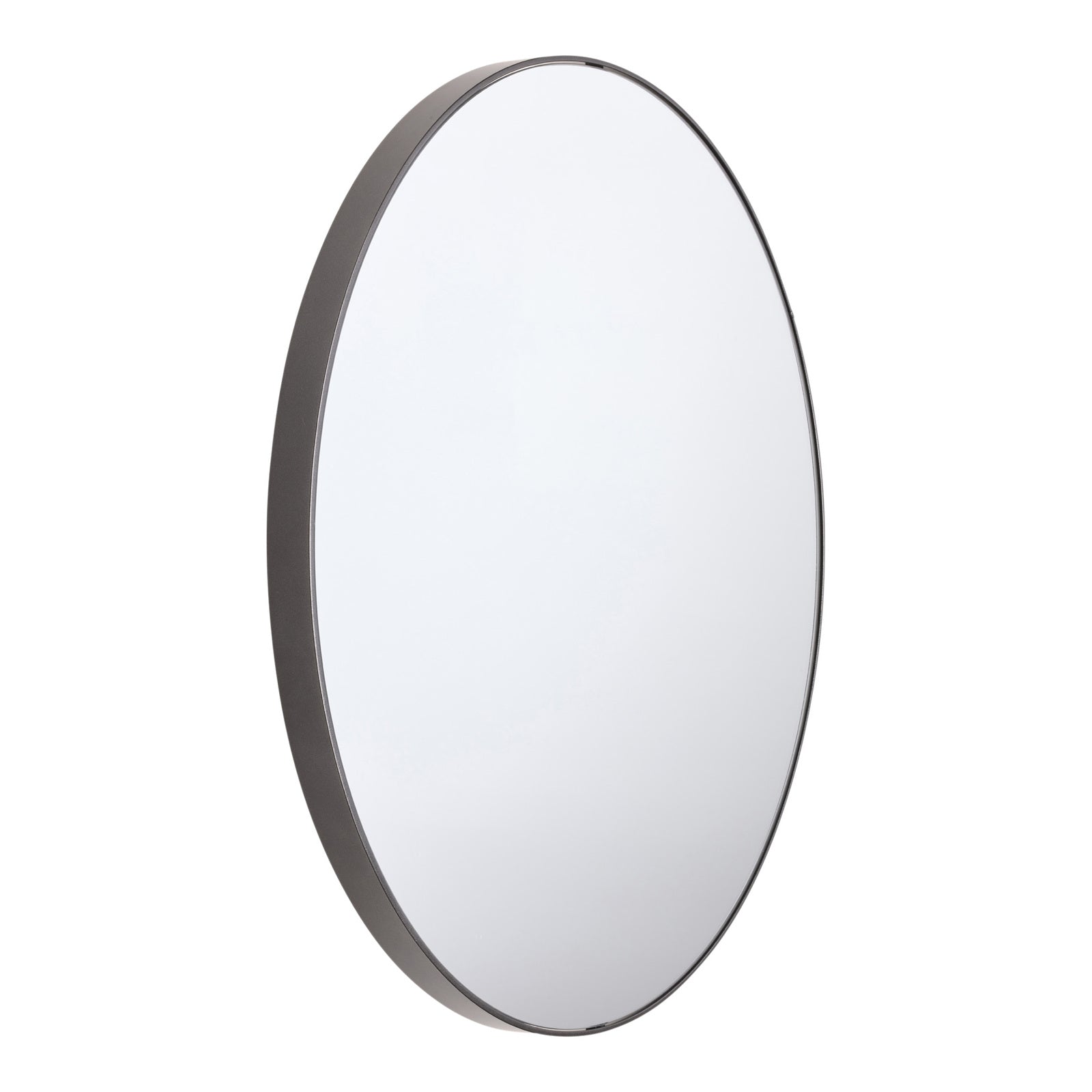 Amy 60cm Iron Mirror - Gunmetal