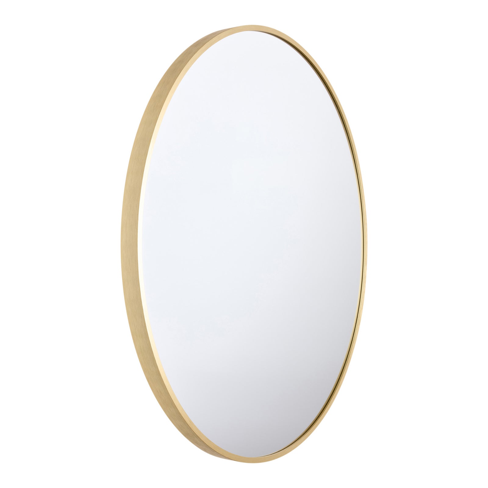 STACEY 80cm Champagne Gold Aluminium Mirror