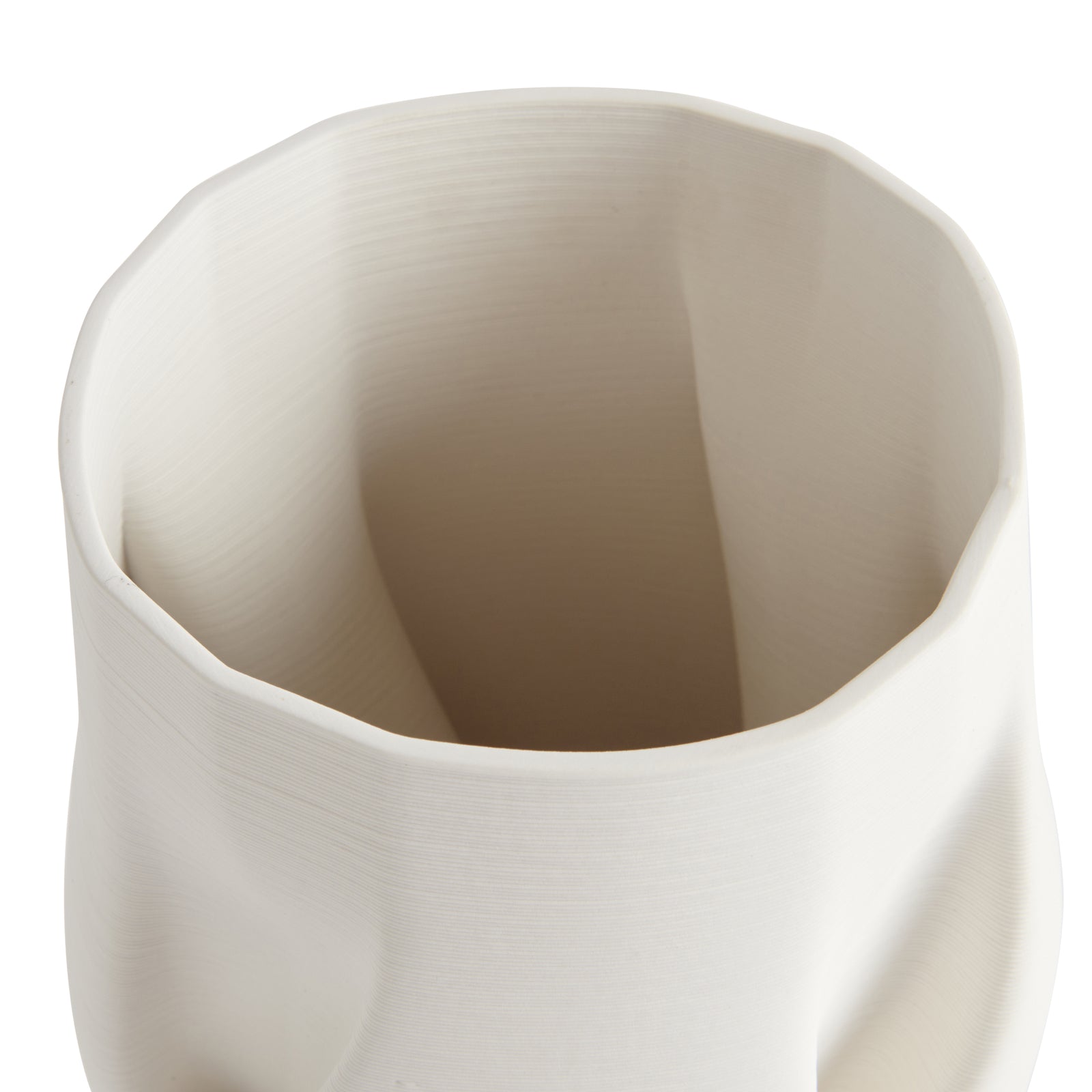 ANNA White Vase 33cm