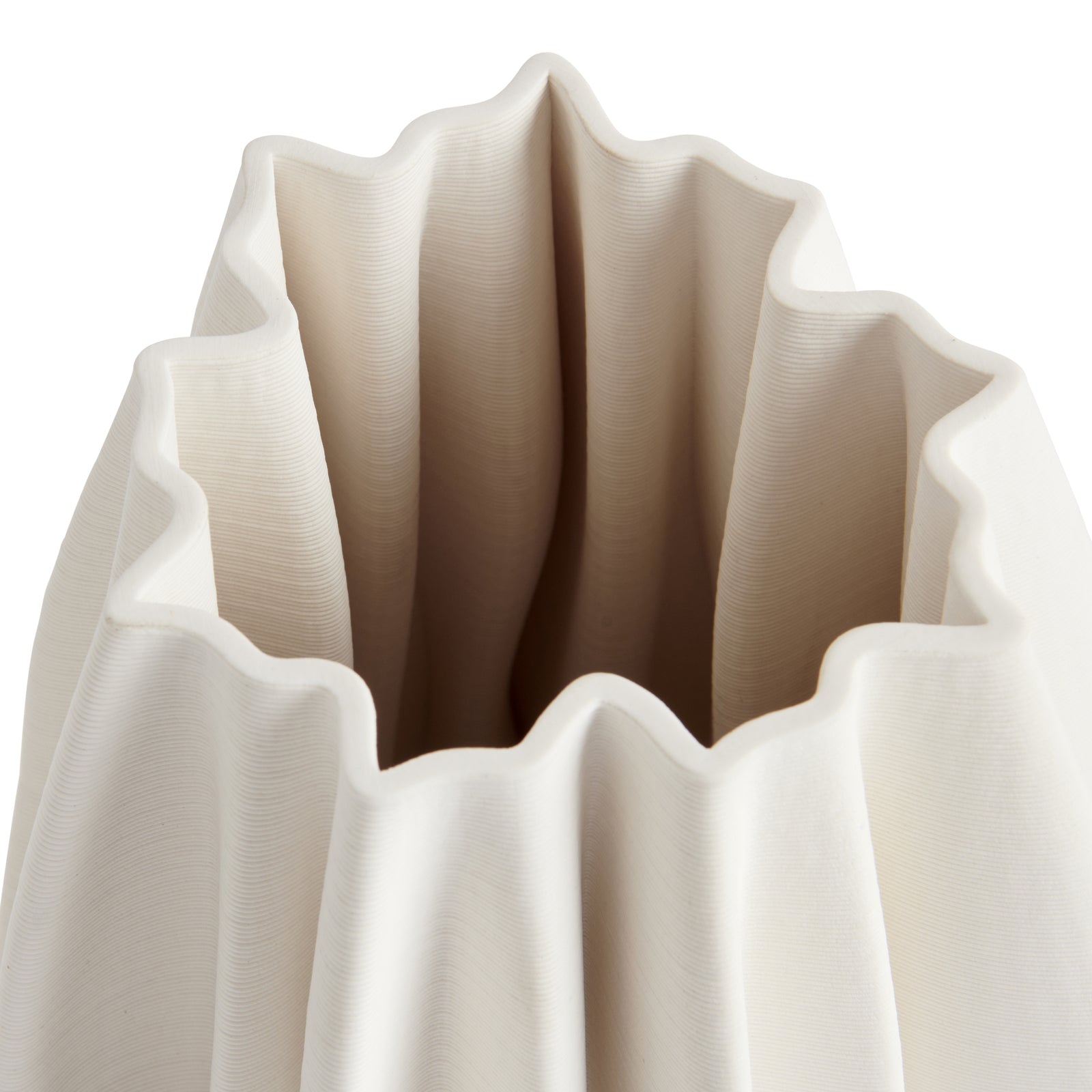 FERN White Vase 30cm