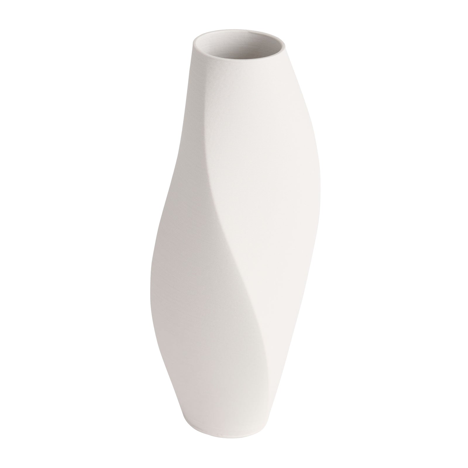 Evie White Vase 37cm