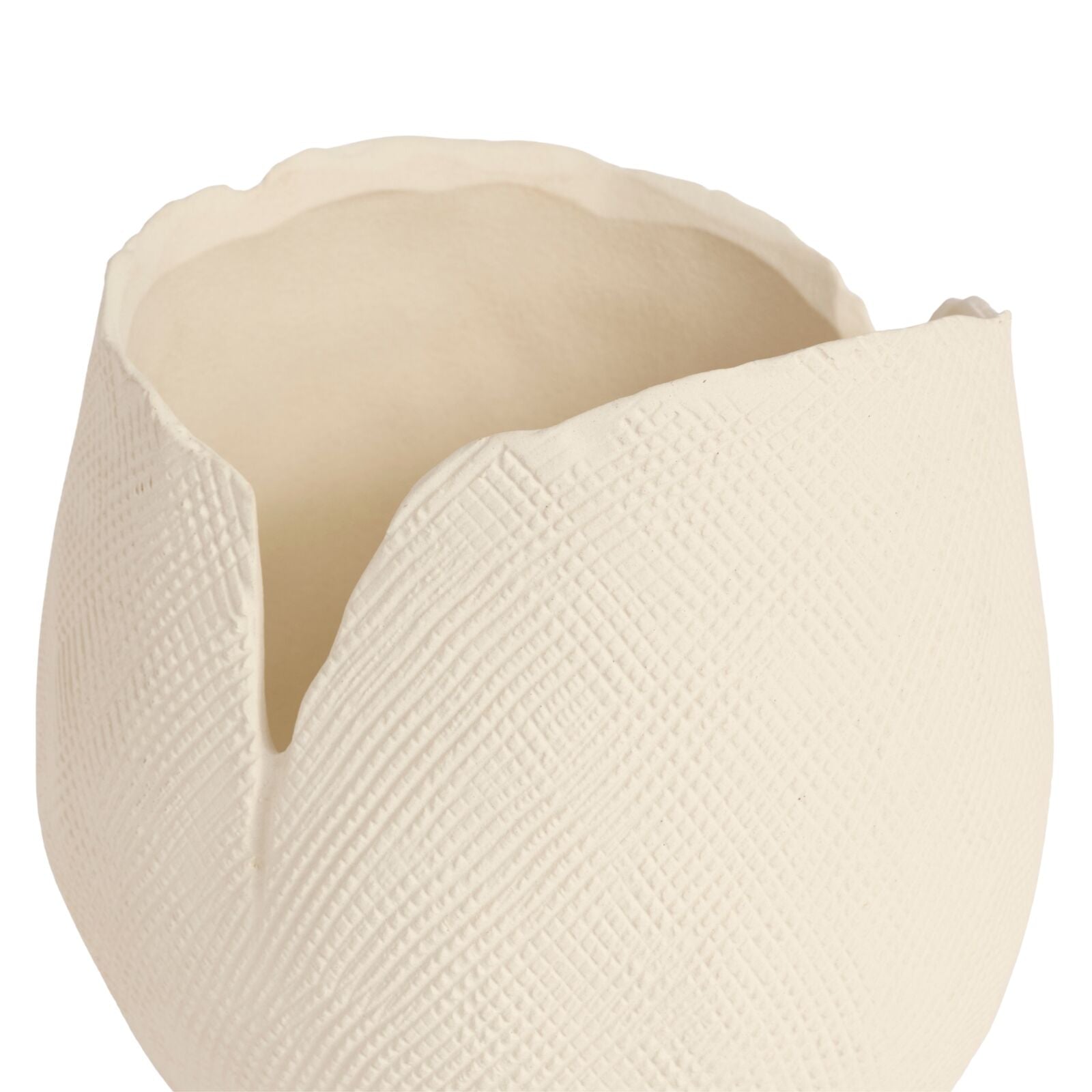 CLOVER Cream Vase 20cm