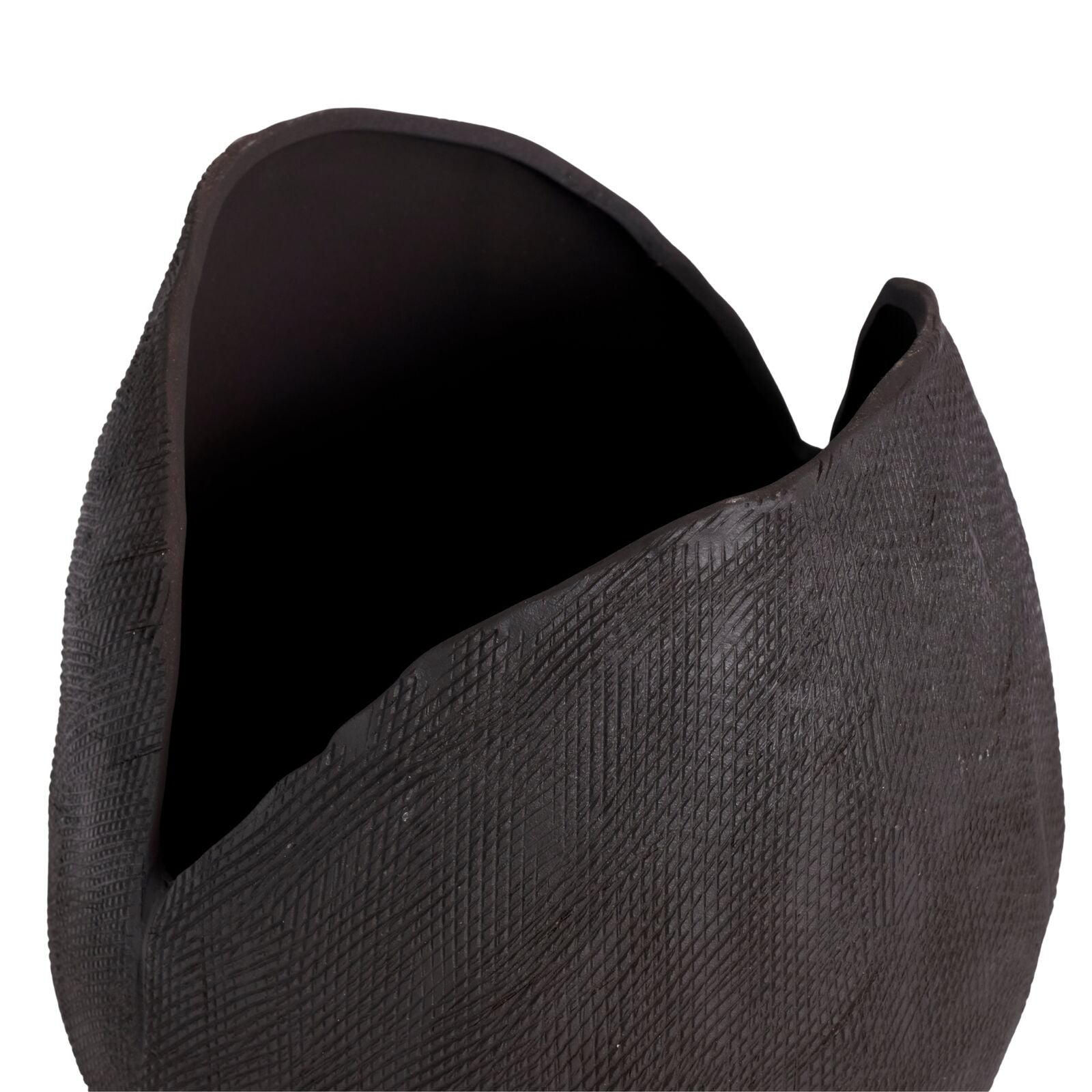 FLEUR Charcoal Vase 30cm